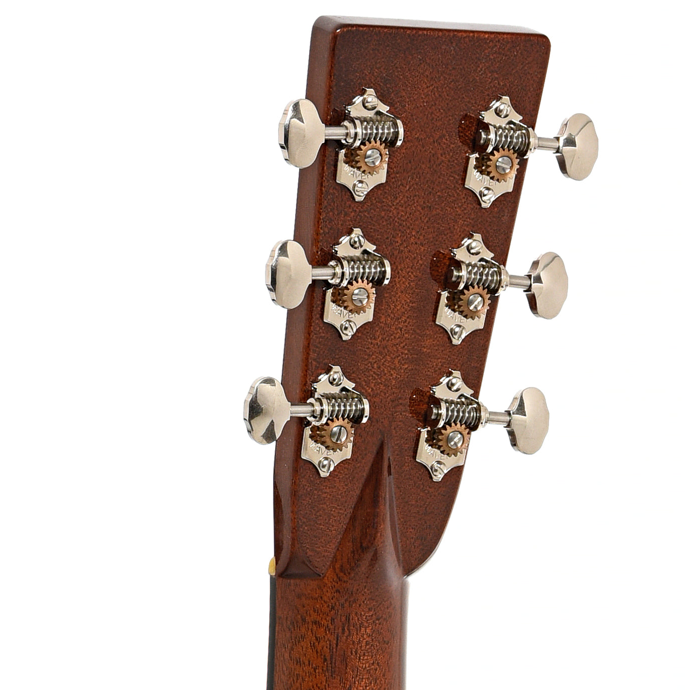 Back headstock of Martin D-28 Authentic 1937 Acoustic Guitar (2014)