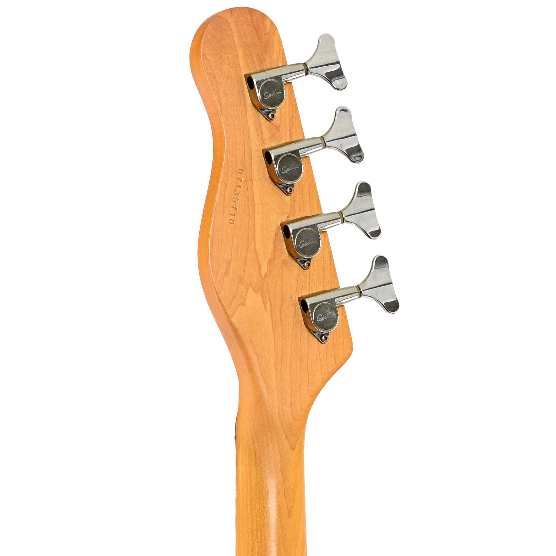 Back headstock of Godin A4 SA Acoustic Electric Bass