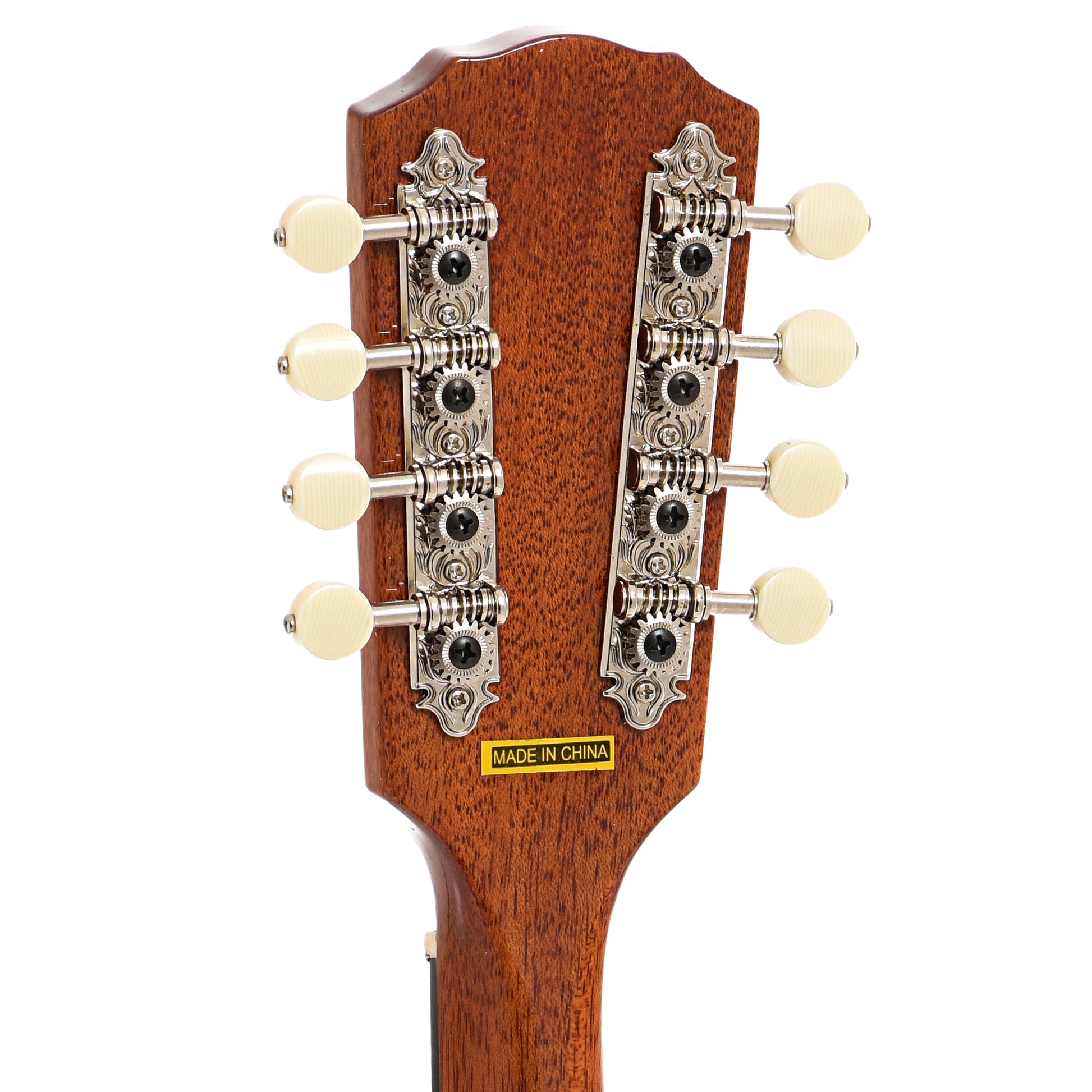 Back headstock of Gold Tone GM-10 Frypan Mandolin 