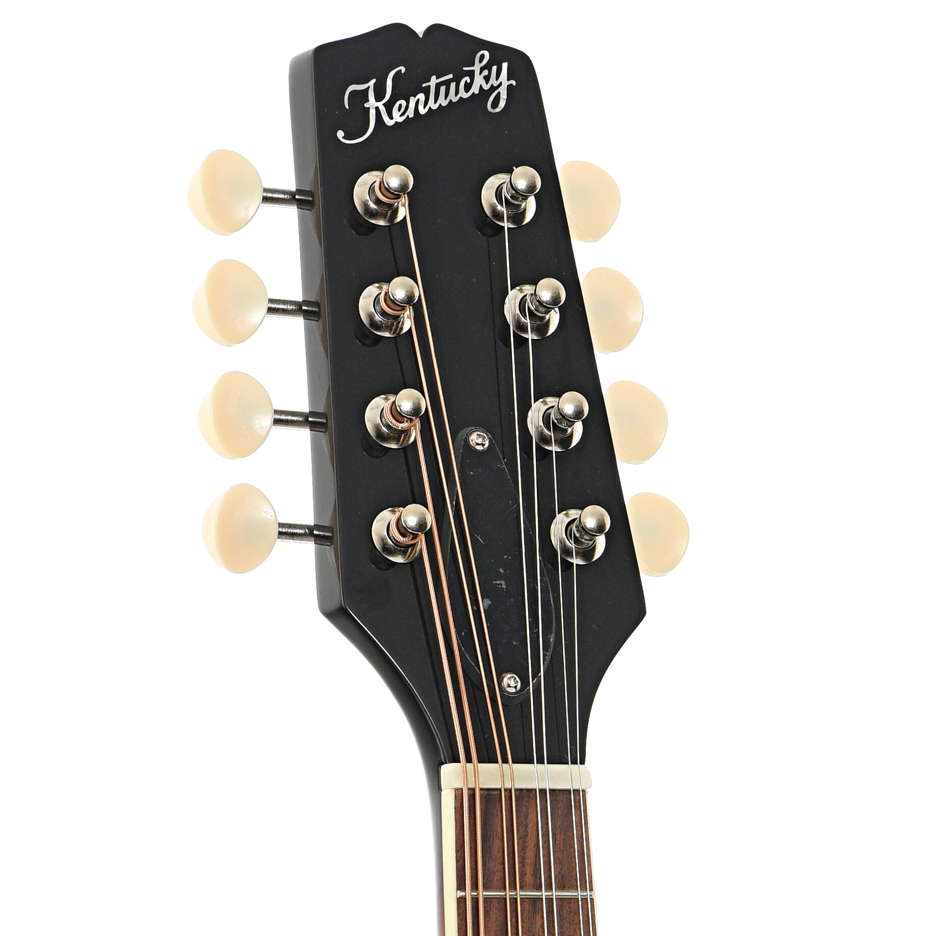 Front headstock of Kentucky KM-150 A-Model Mandolin