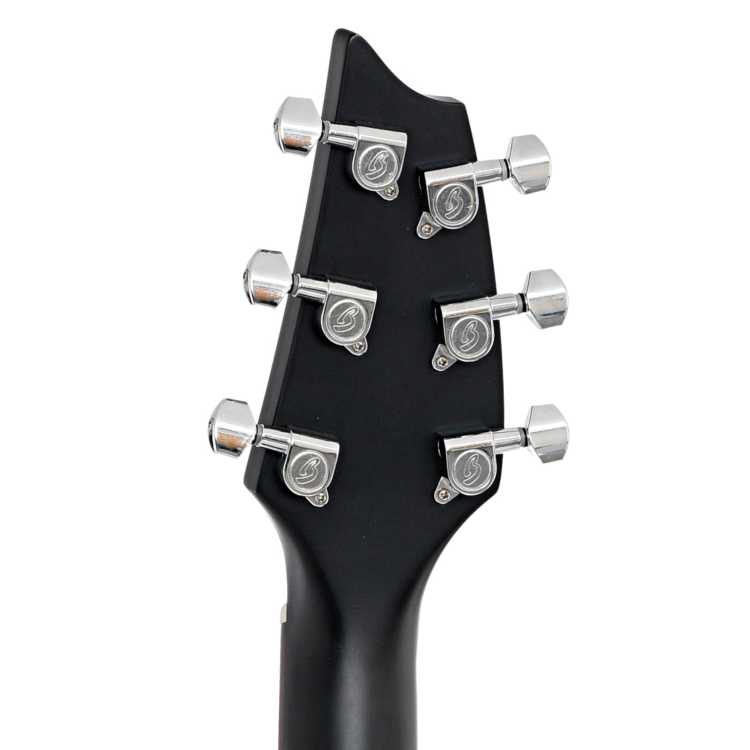 Tuners of Breedlove Discovery Concert Satin Black CE Sitka-Mahogany Acoustic-Electric Guitar 