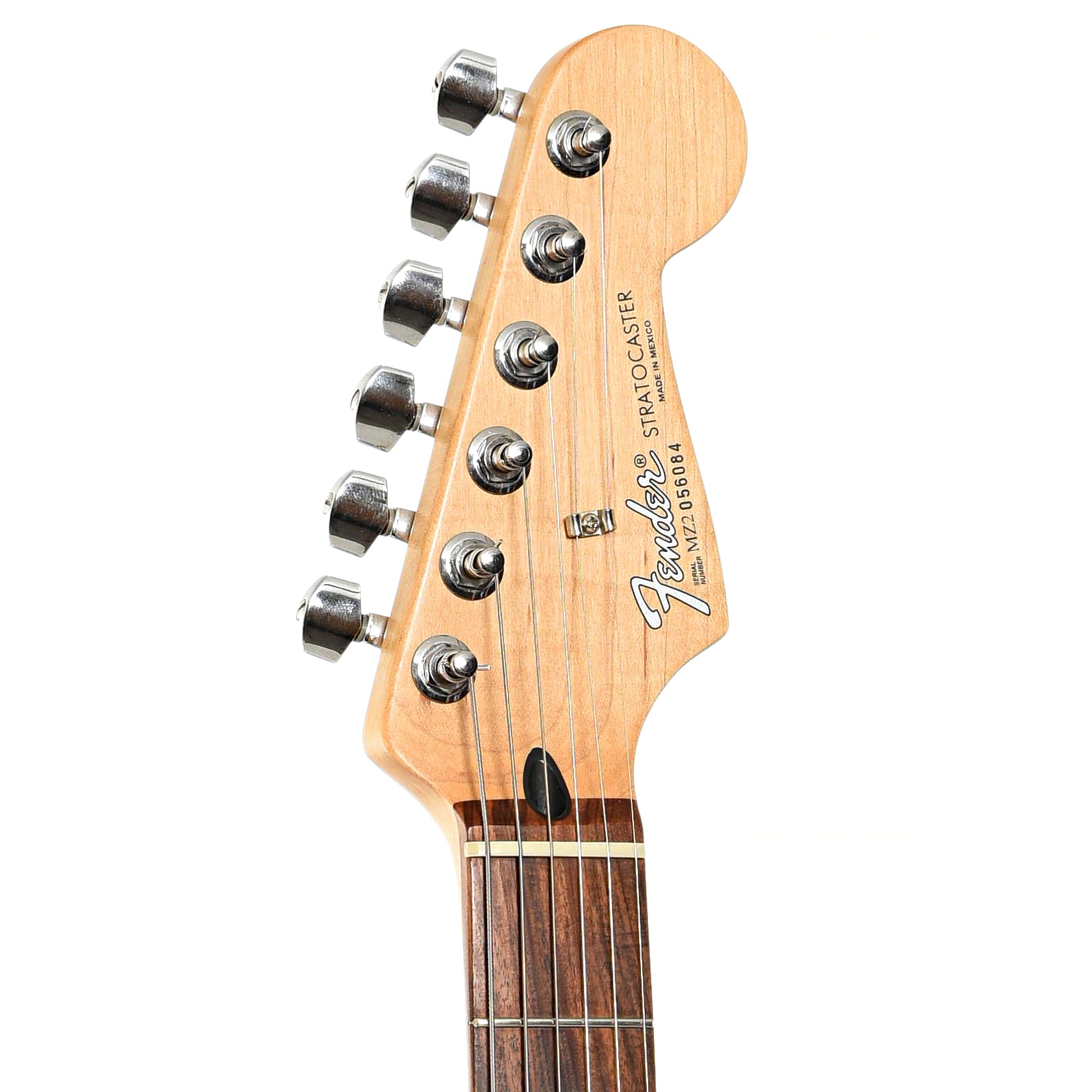 Front headstock of Fender Stratocaster Standard Electric Guitar (2002)