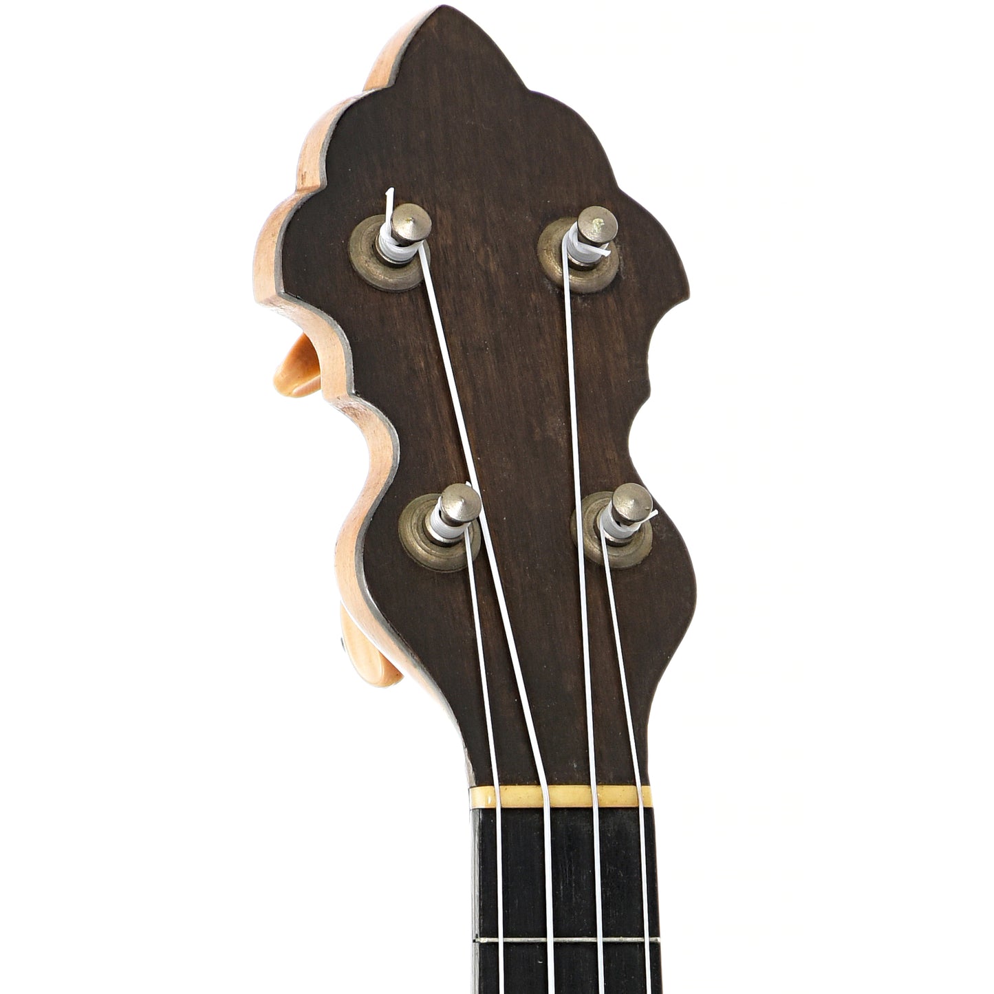 Frotn headstock of Weymann Style 225 Banjo Ukulele (c.1924)