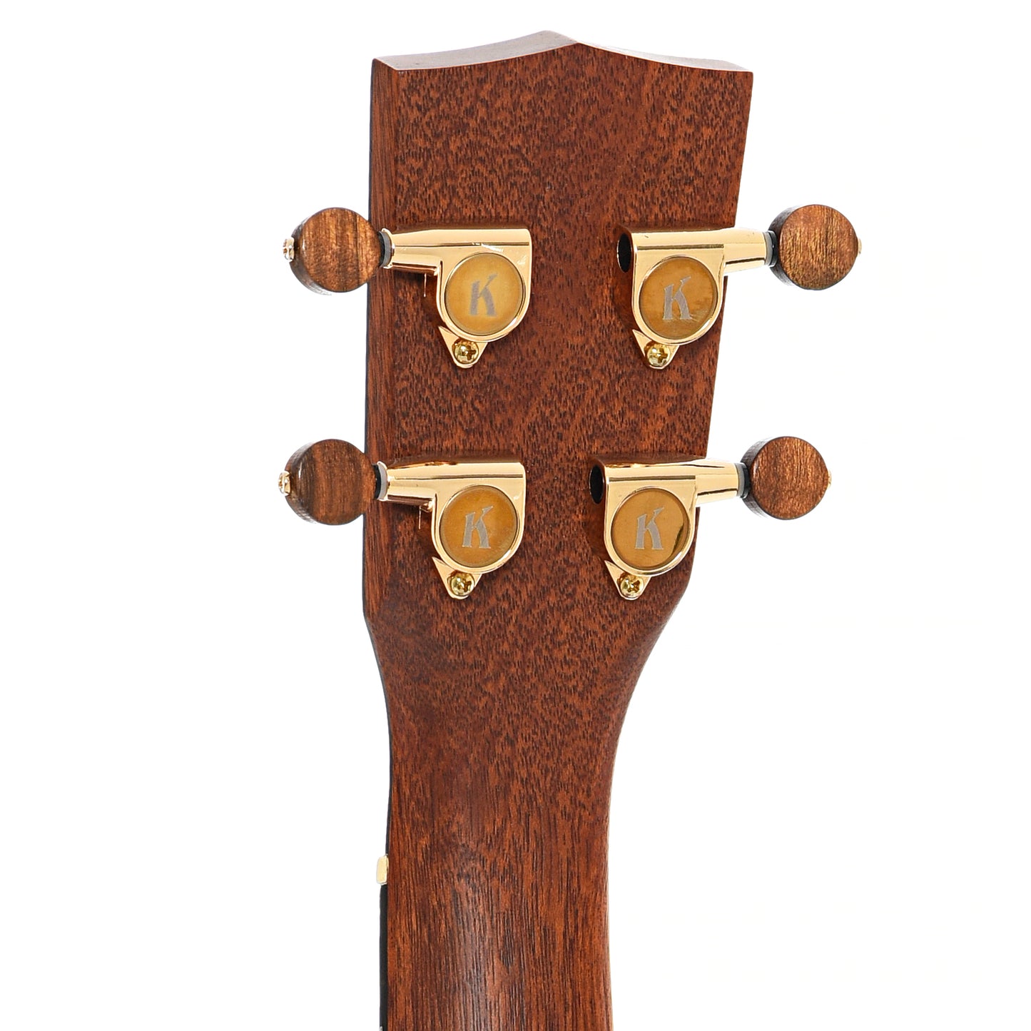 Back headstock of Kala Elite Koa 3 Tenor Ukulele, Gloss Finish with Case (2020)