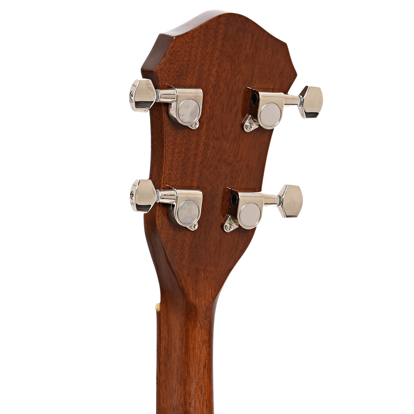 Back headstock of Rover RB-20P Plectrum Openback Banjo (recent)