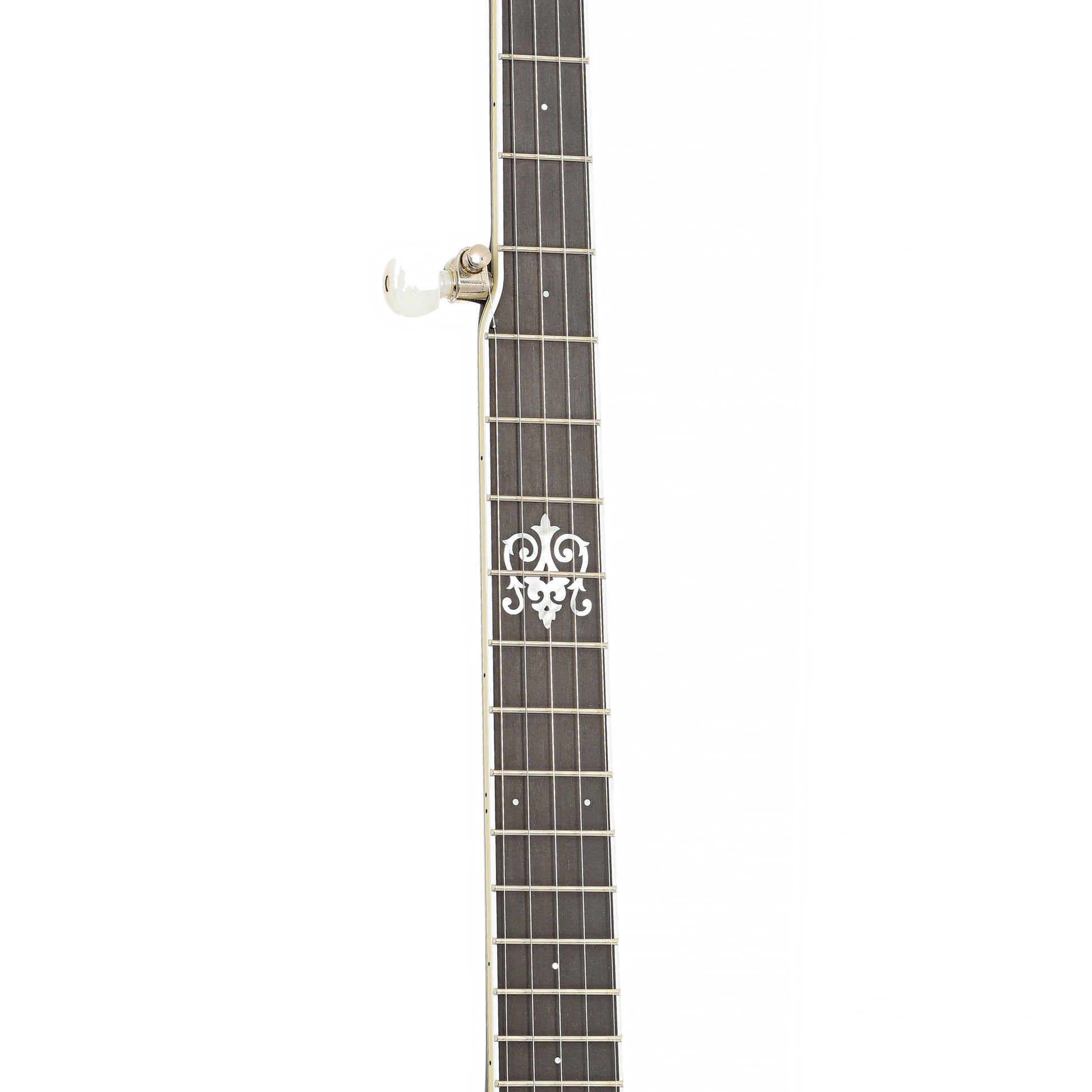 Fretboard of Deering John Hartford  Pop-On Resonator Banjo (2006)