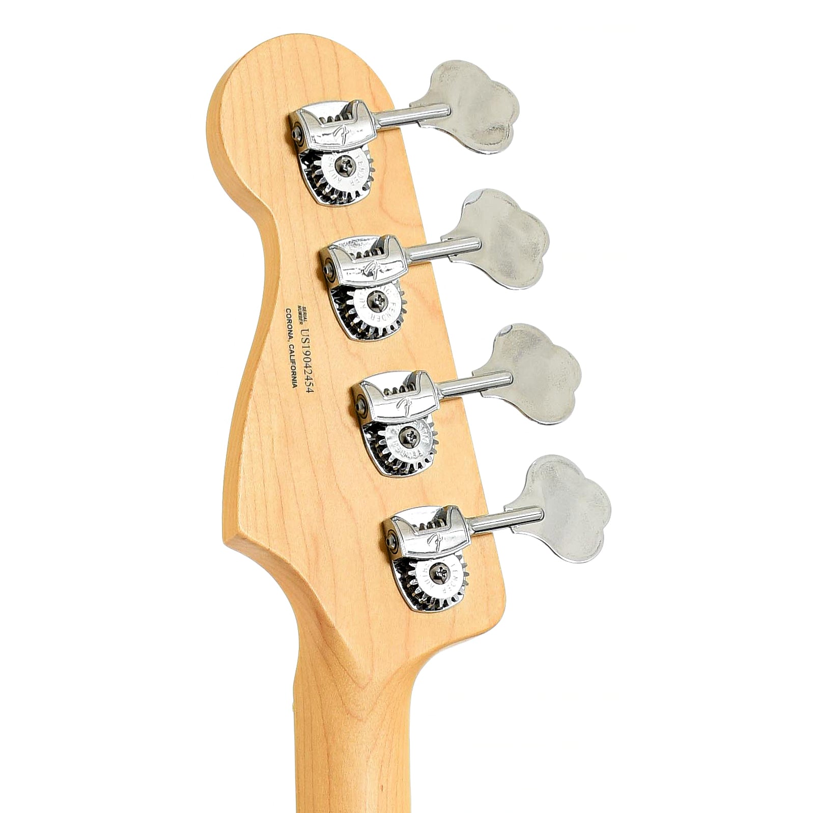 Tuners of Front of Fender American Elite Precision Bass