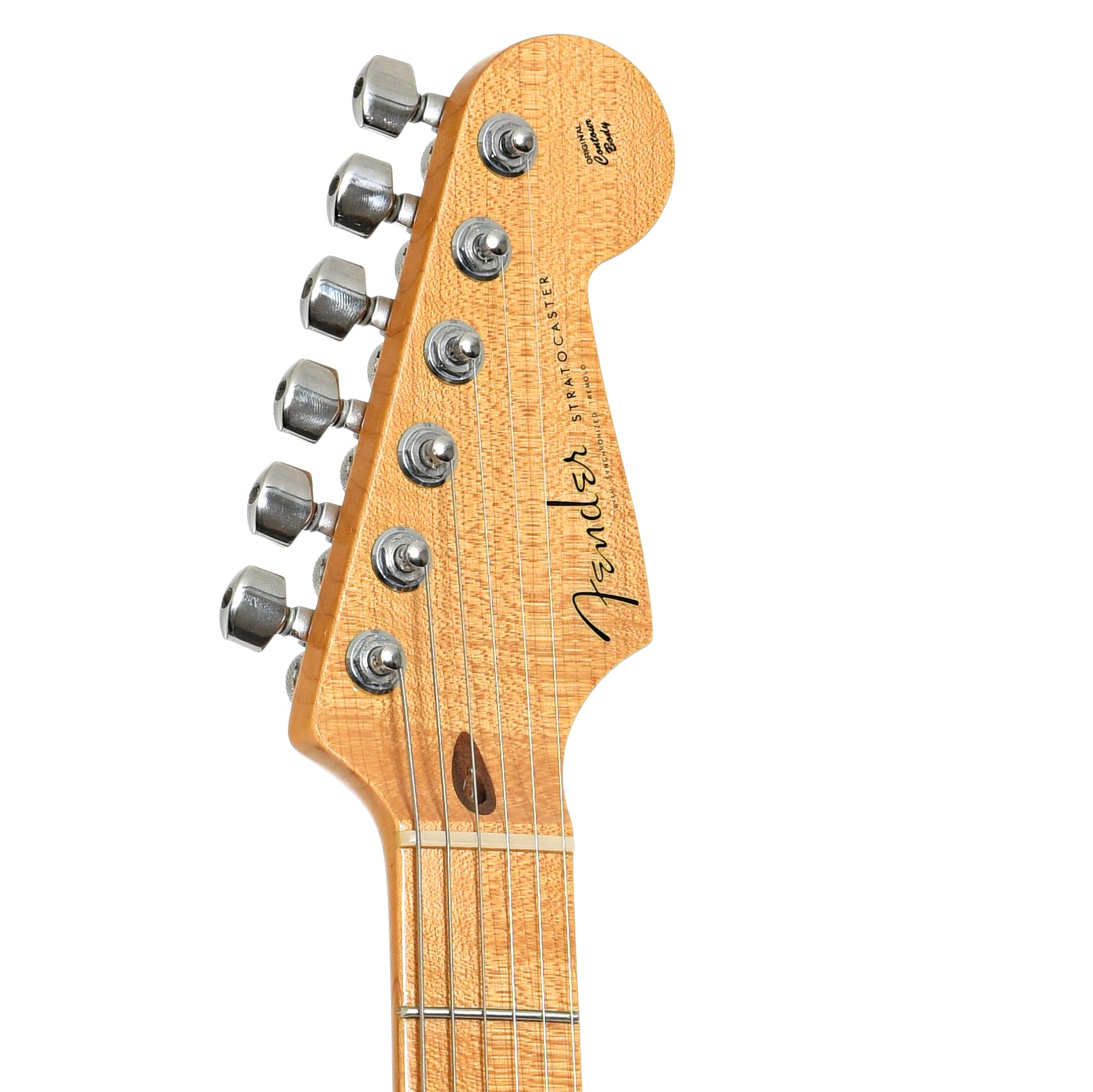 Front headstock of Fender Custom Shop Deluxe Stratocaster