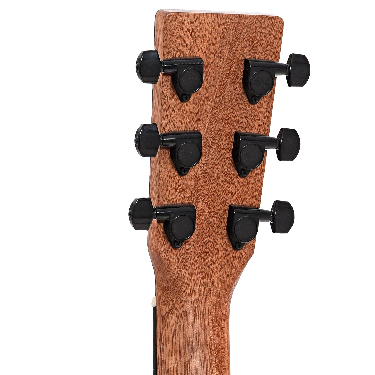 Back headstock of Martin 000-12EL Koa Lefthanded