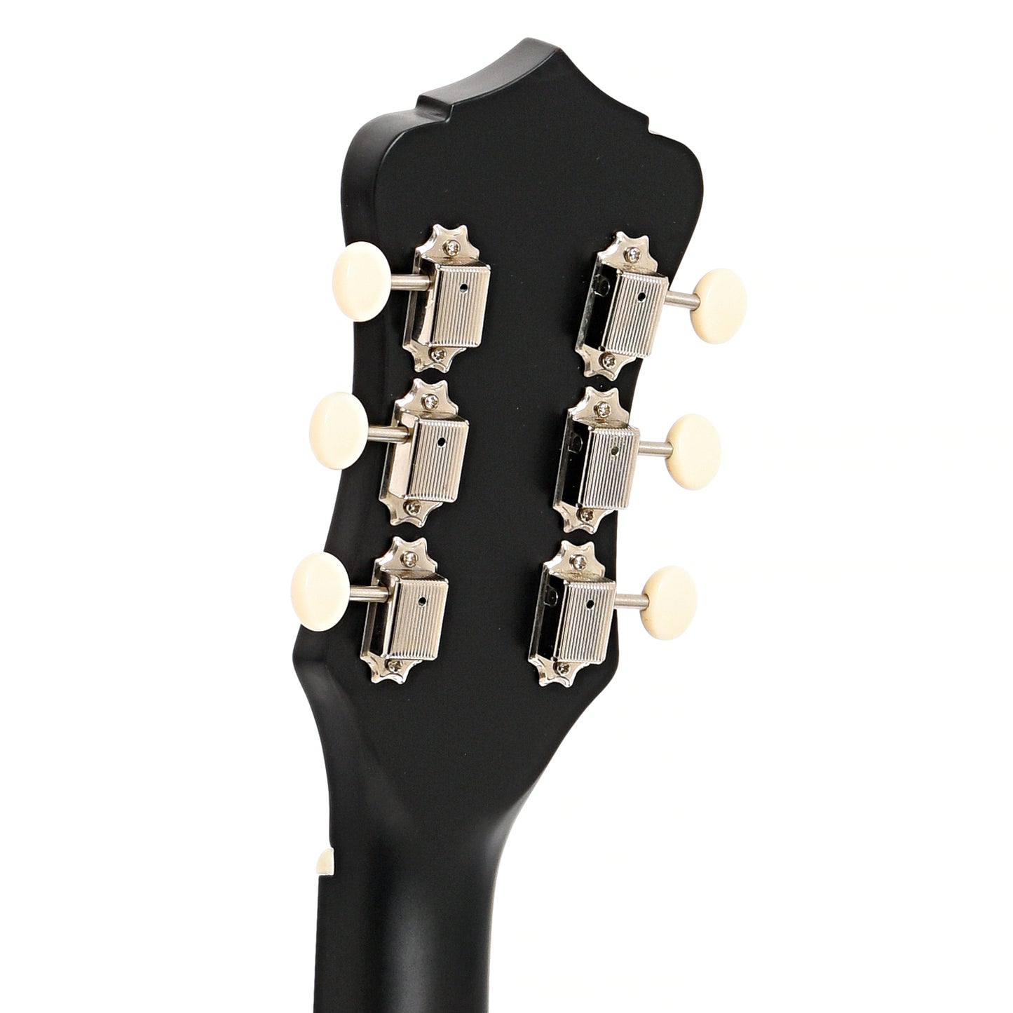 Back headstock of Recording King Dirty 30s Series 9 SE Single 0 Black Sunburst Acoustic Guitar