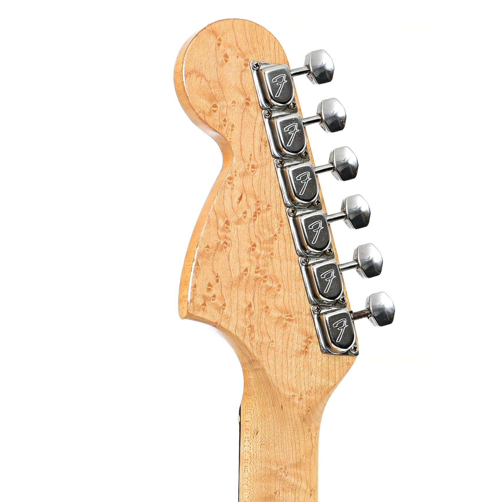 Back headstock of Fender Stratocaster