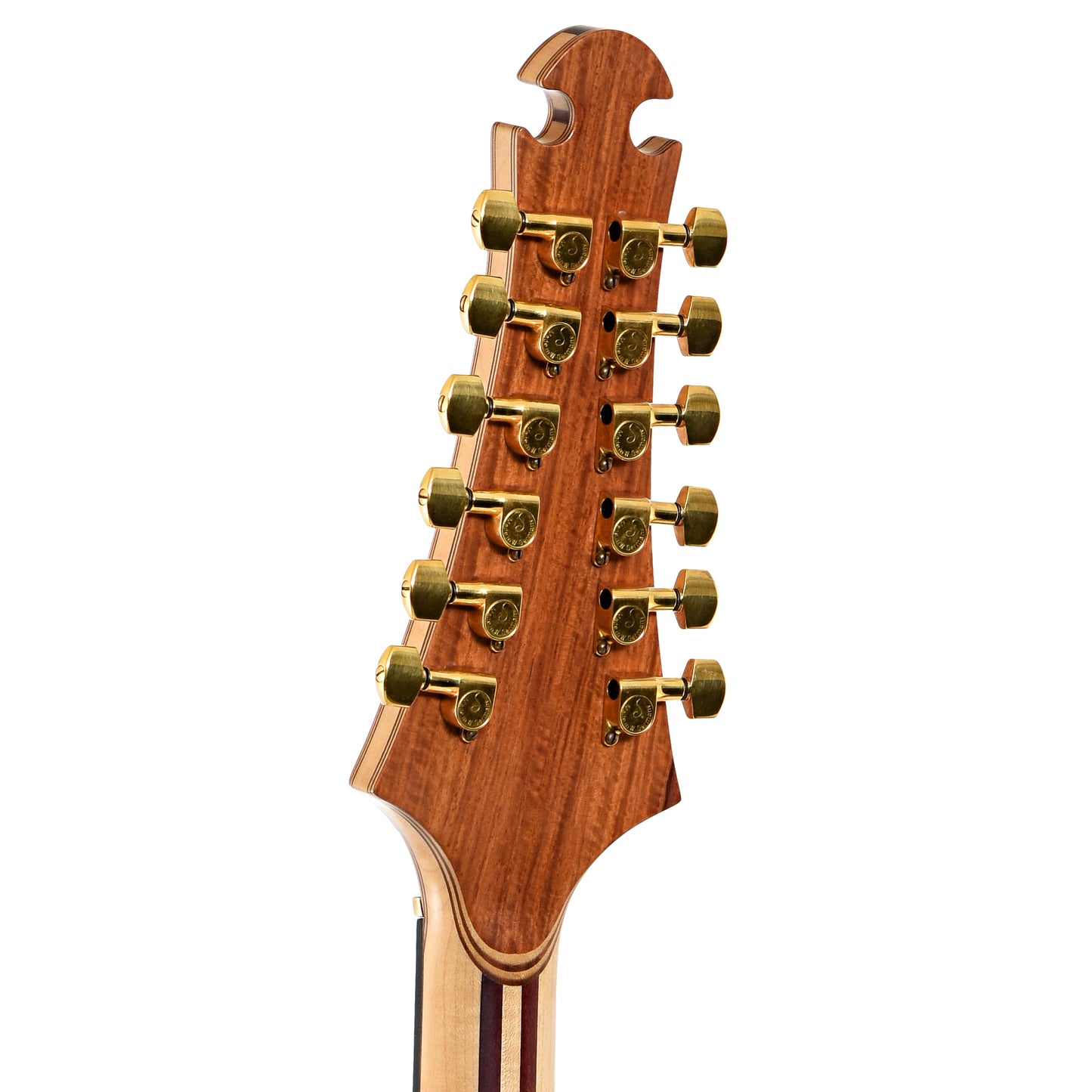 Back headstock of Alembic Series One 12-String Electric Guitar (1980)