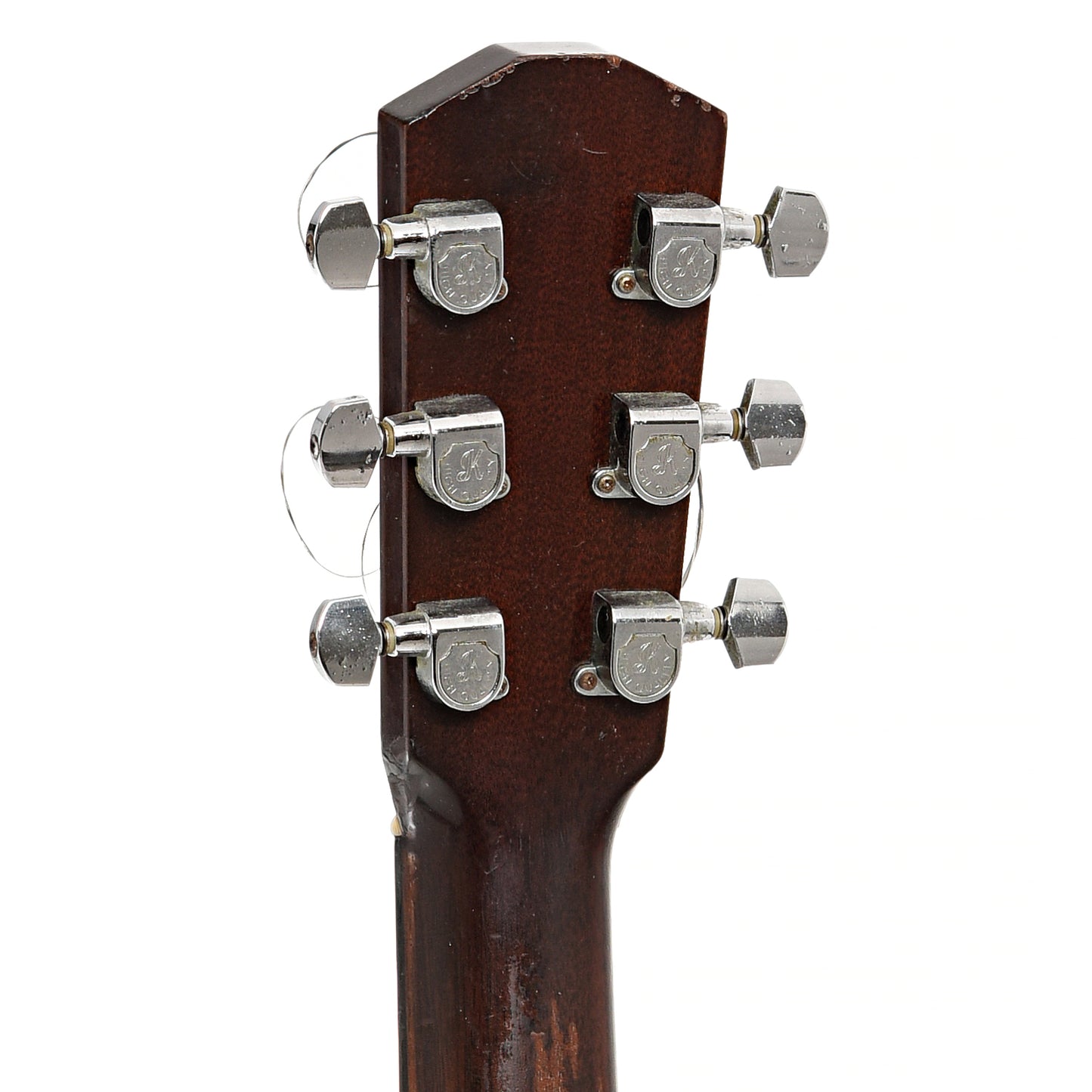 Back headstock of Augustino LoPrinzi Archtop Guitar (c.1975)