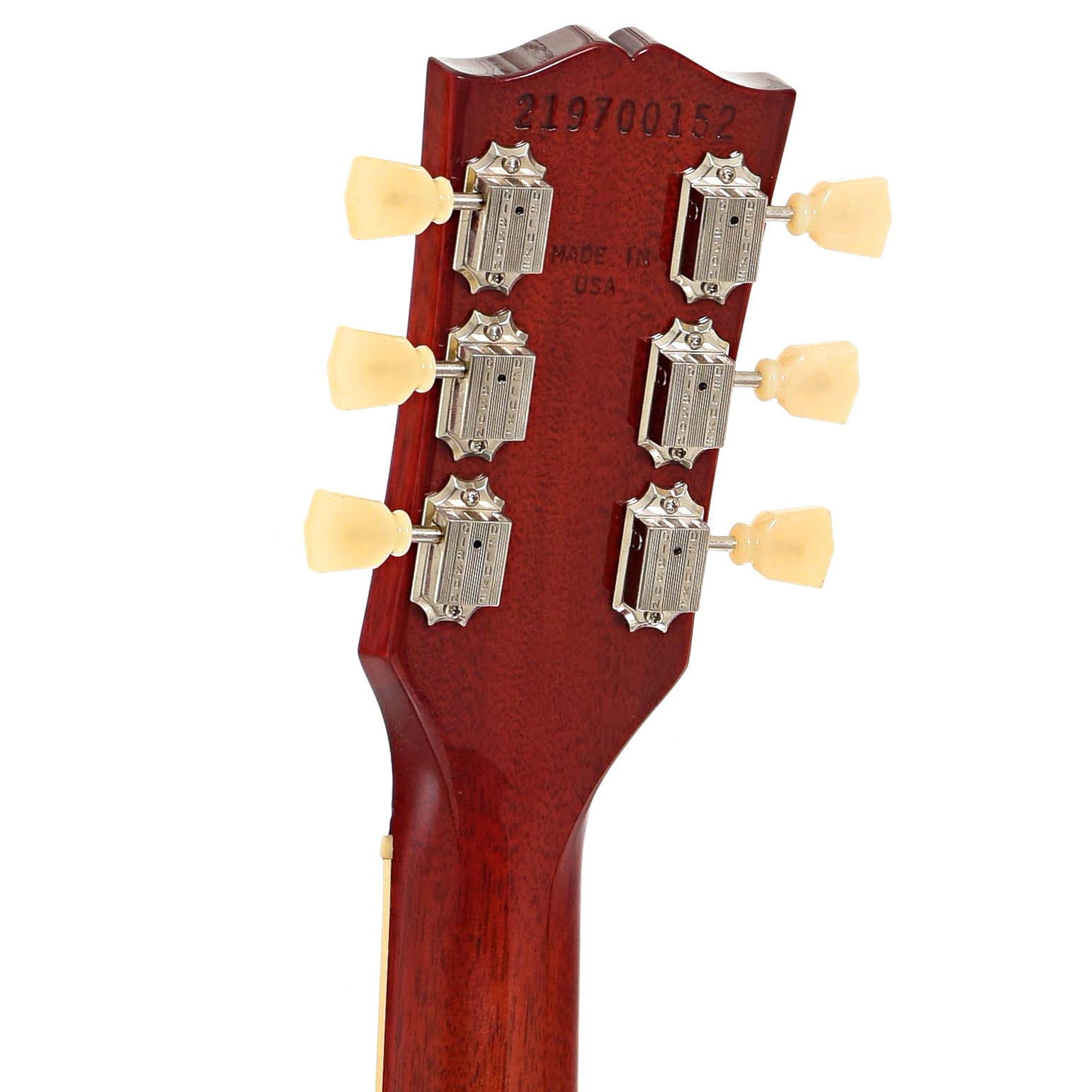 Back headstock of Gibson ES-335 Hollowbody Electric Guitar (2020)