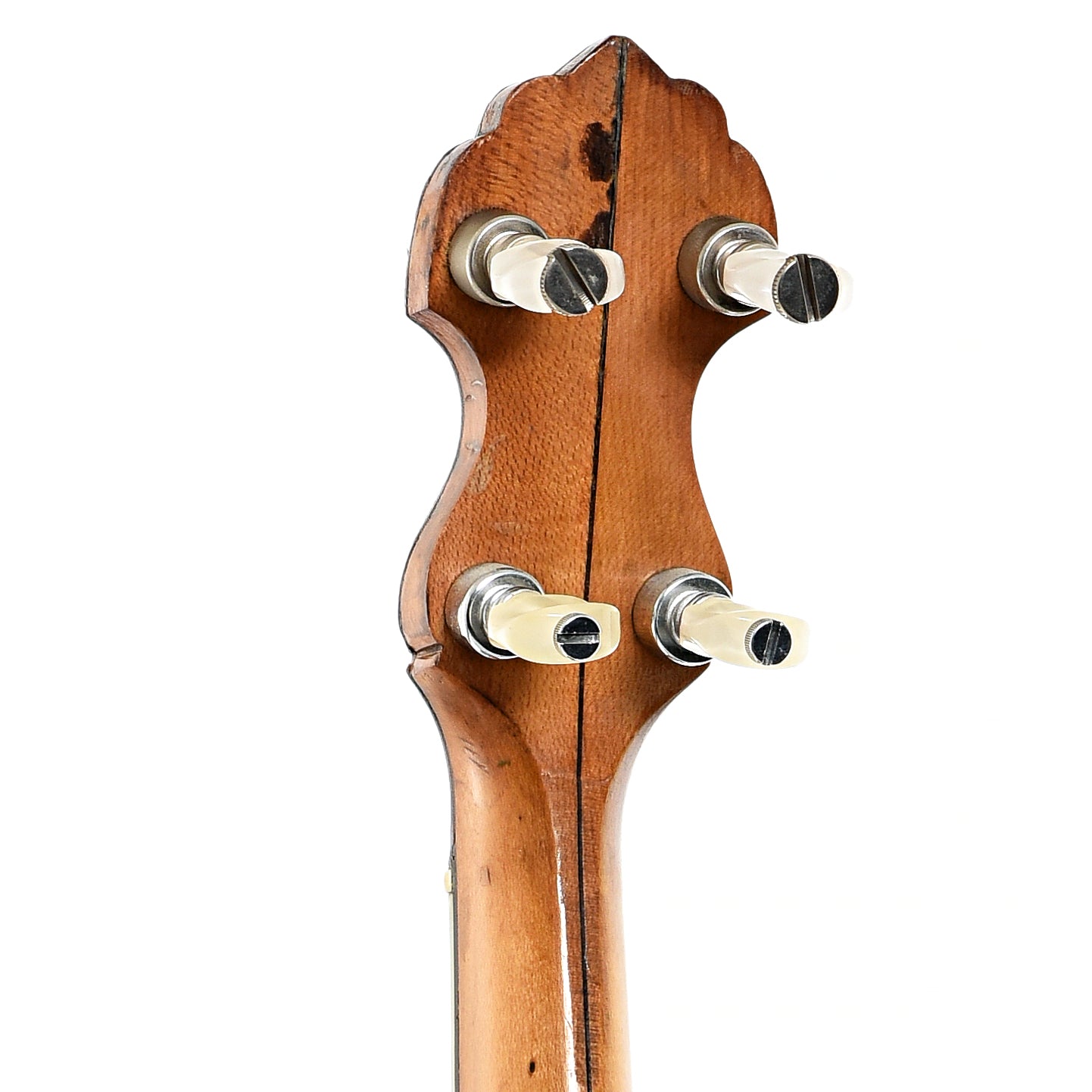 Back headstock of Vega Conversion Banjo