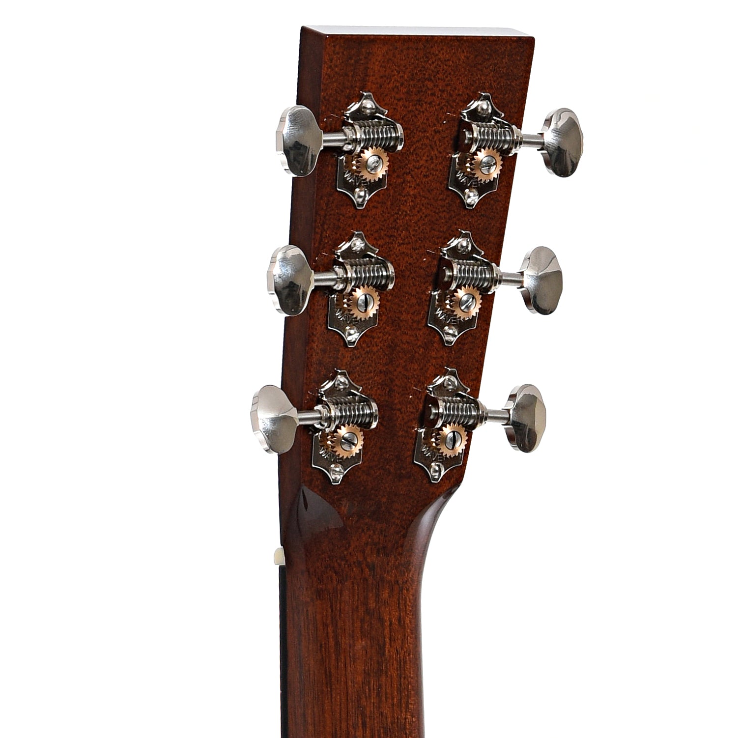 Back headstock of Collings OM1T Traditional Series Acoustic Guitar