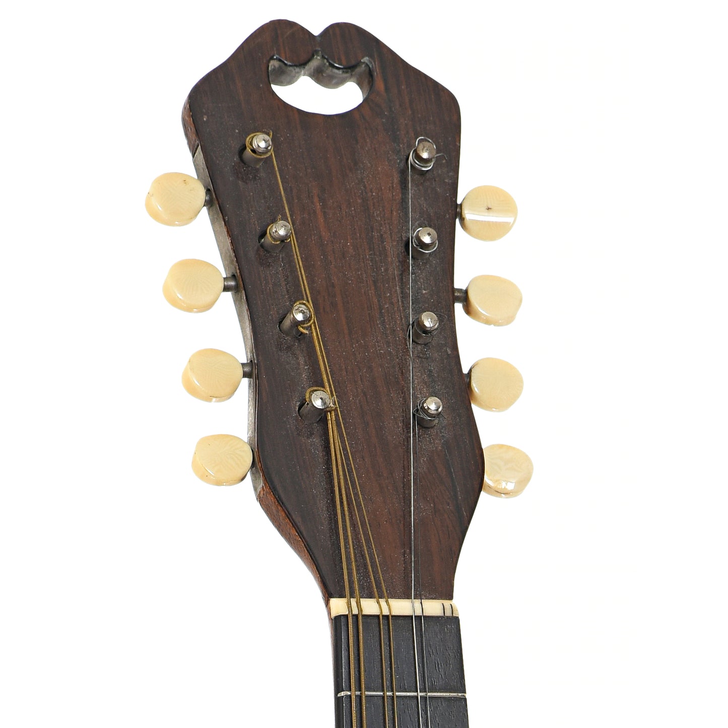 Front headstock of Martin Style 1 Bowlback Mandolin (1920)