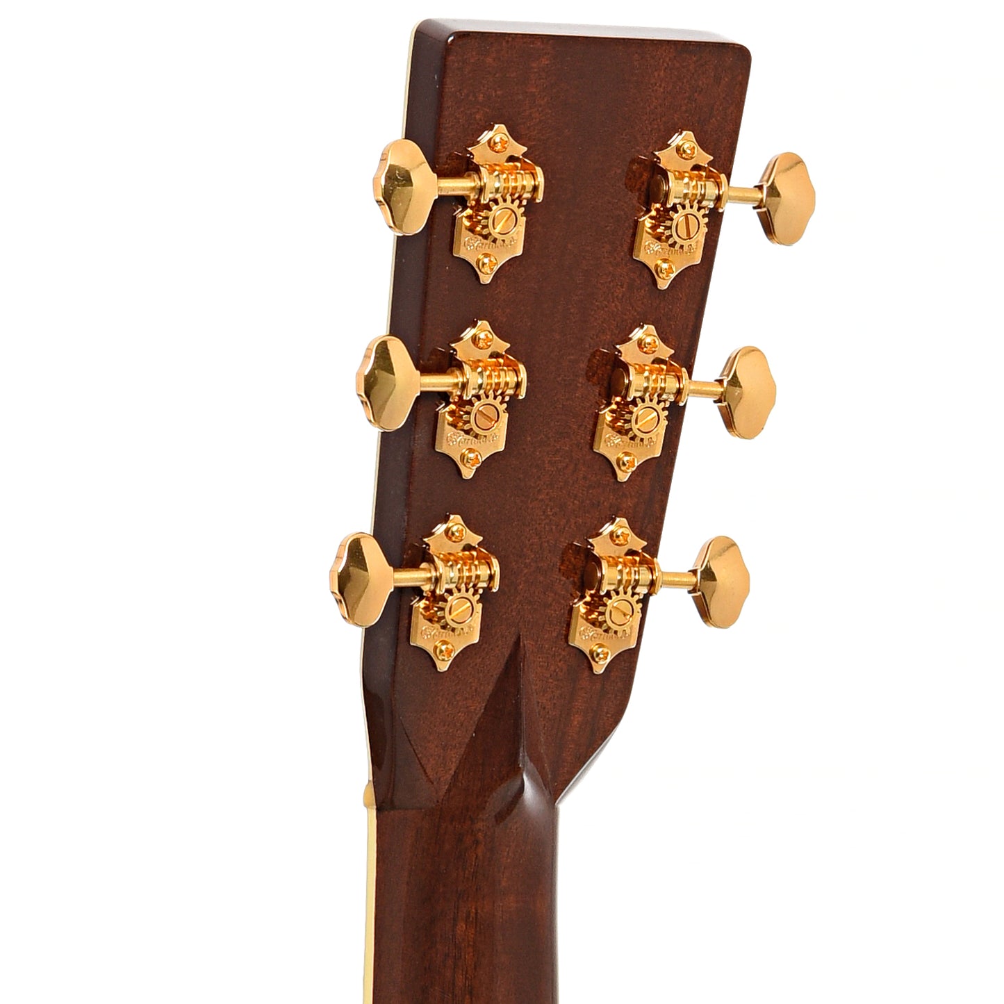 Back headstock of Martin Yuengling Custom D-41 Special Acoustic Guitar (2009)