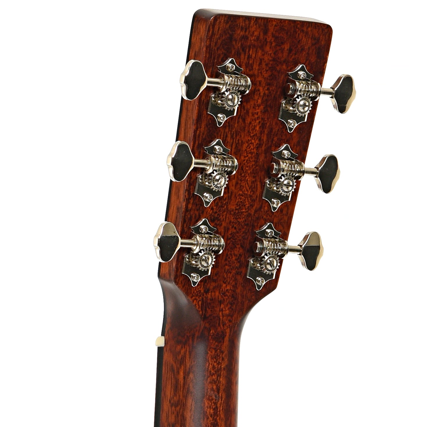 Back headstock of Eastman E1OM Deluxe Acoustic Guitar 