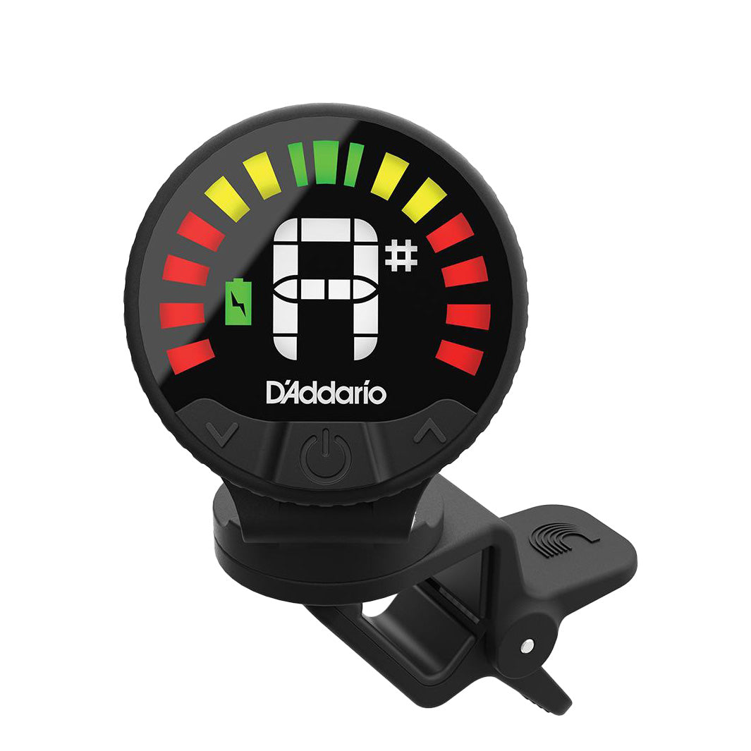 Front of D'Addario Nexxus 360 Rechargeable Tuner