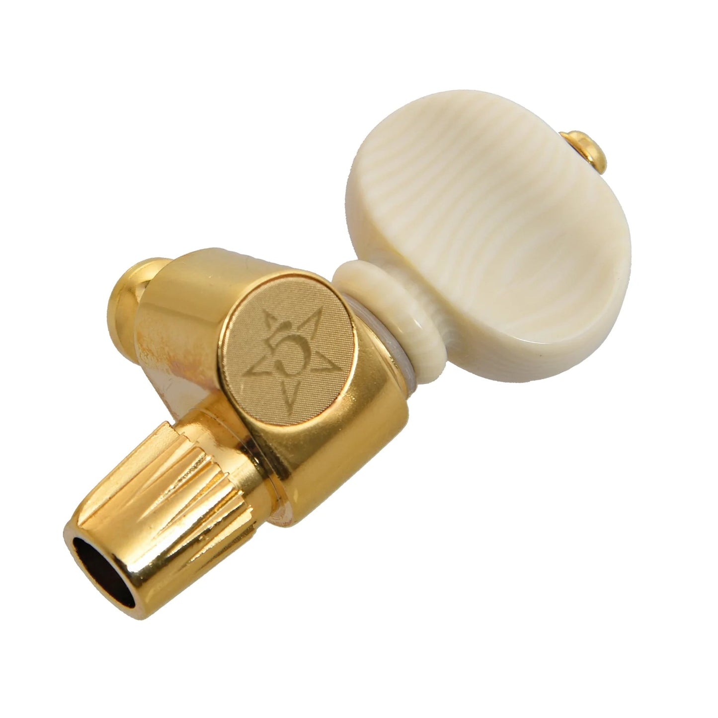 5-Star 5th String Tuner for Banjo, Gold/Ivoroid