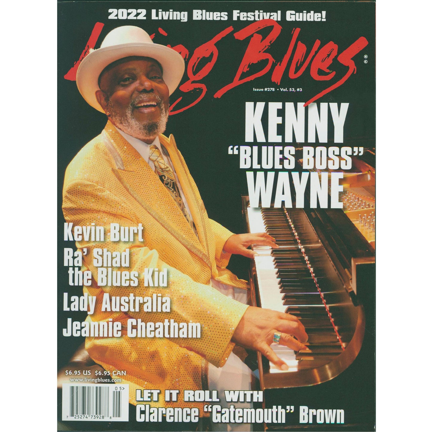 Image 1 of Living Blues Magazine - May 2022 Issue- SKU# LB-202205 : Product Type Media : Elderly Instruments