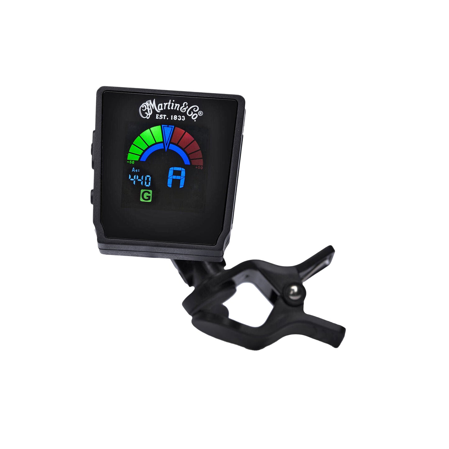 Front of Martin Clip-On Chromatic Tuner