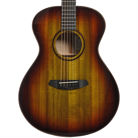 Front of Breedlove Oregon Concert Earthsong Myrtlewood