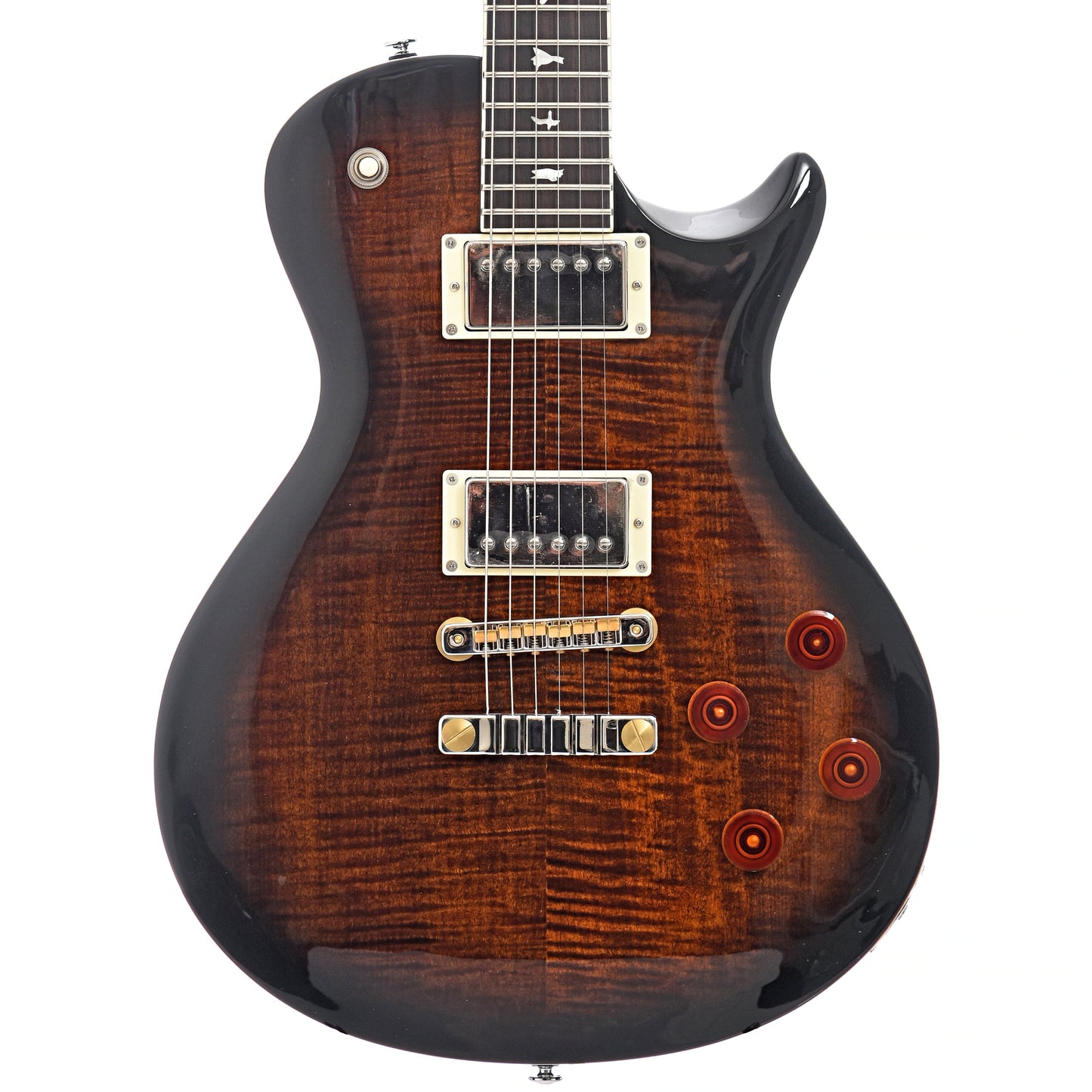 Front of PRS SE McCarty 594 Singlecut, Black Gold Sunburst