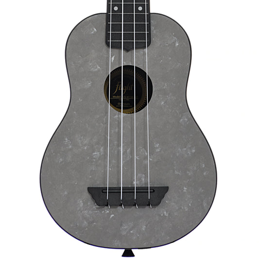 Front of Flight Travel Series TUS65 Silver Soprano Uke