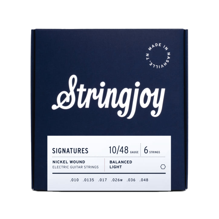 Stringjoy Signatures Nickel Wound Balanced Light Gauge Electric Guitar Strings