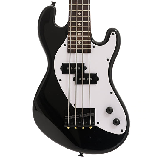 Front of Kala Solid Body U-Bass, Jet Black