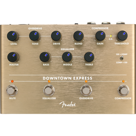 Fender Downtown Express Bass Multi-Effect Pedal, Top