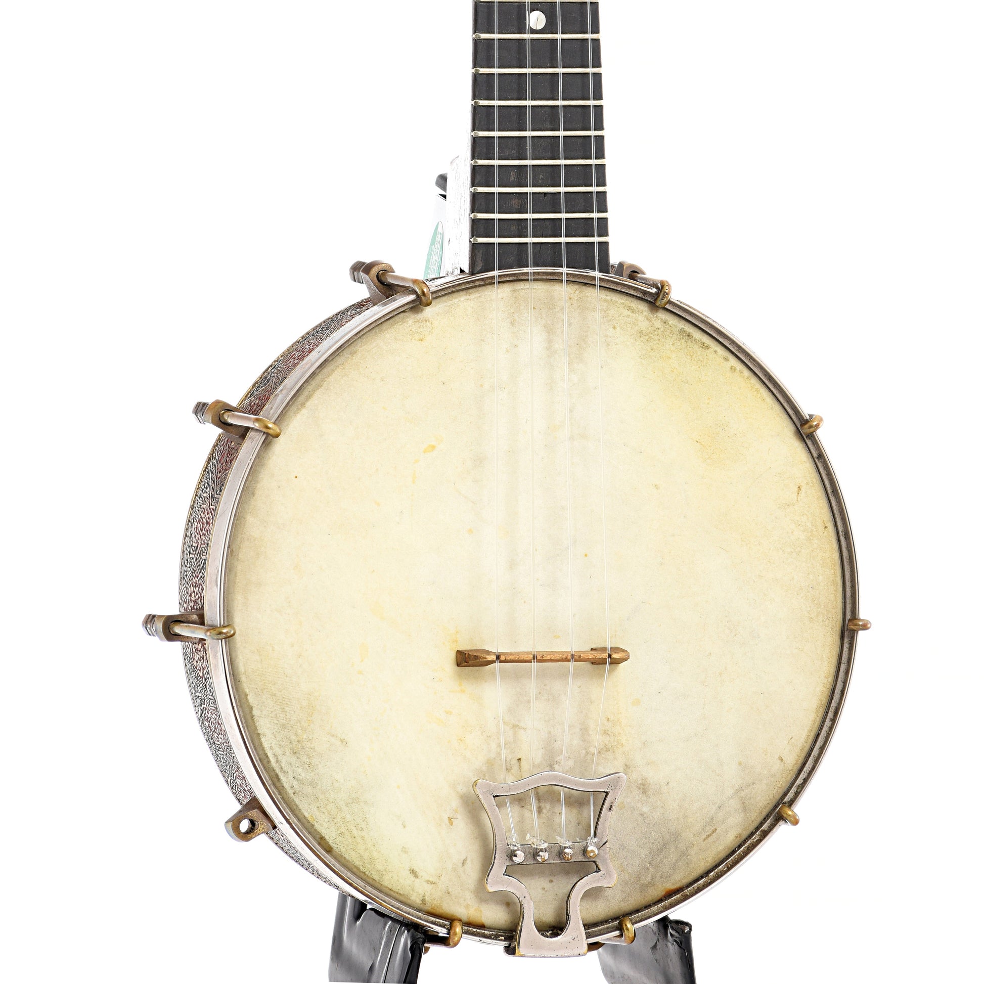 Front and side of John Grey & Son Banjo-Ukulele (1920's)