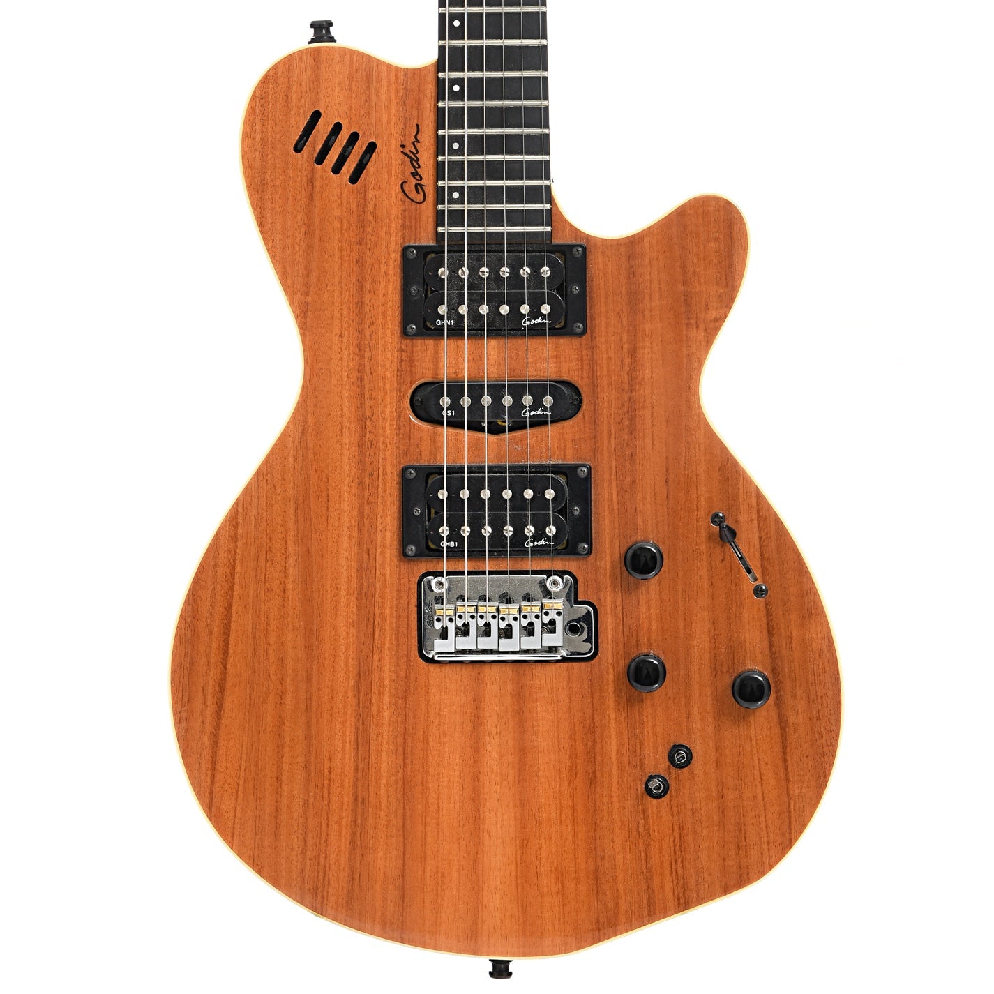 Front of Godin XTSA Electric Guitar (2016)