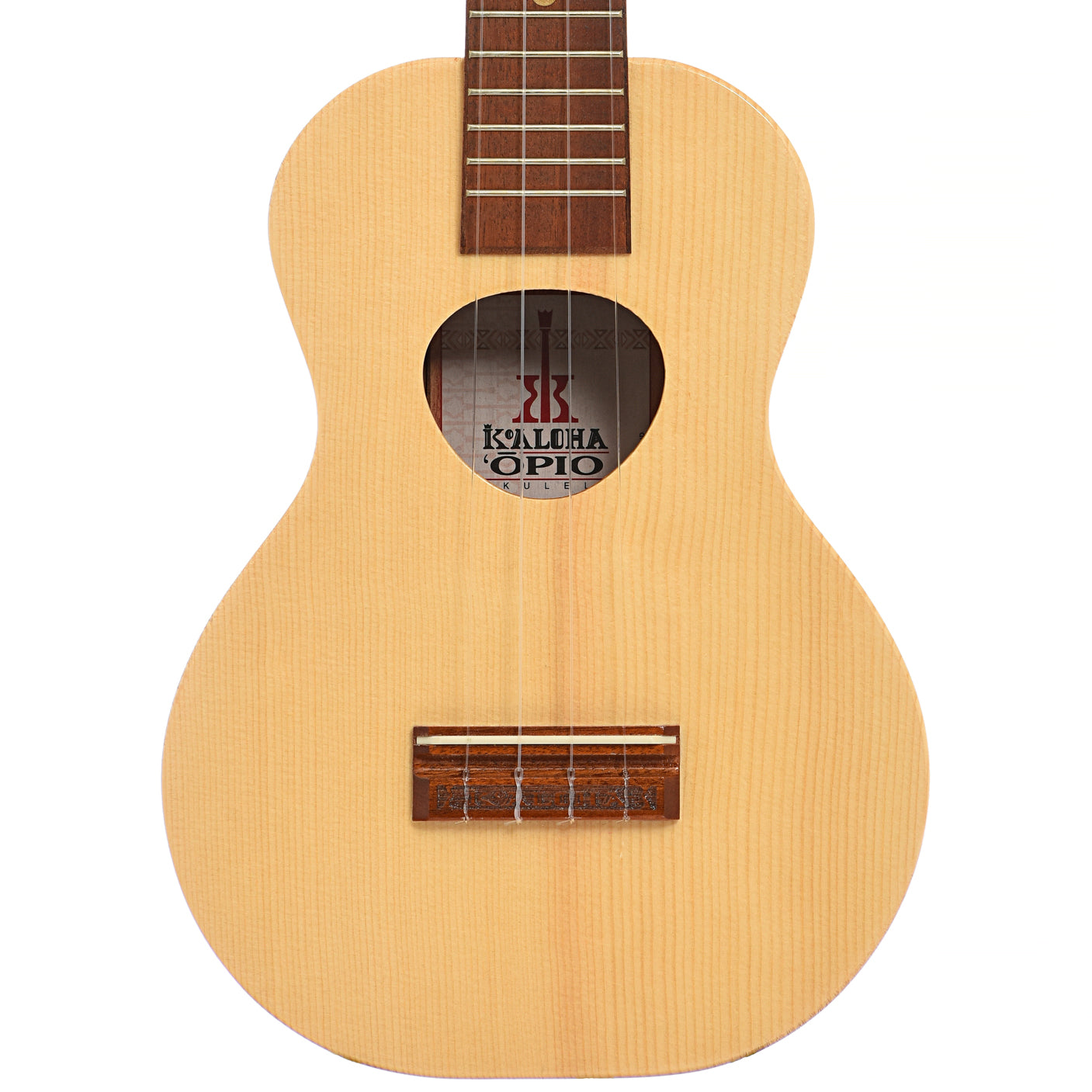 Front of KoAloha Opio Concert Ukulele (2016)