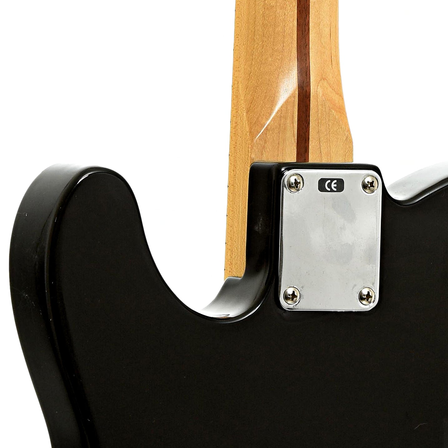 Neck joint of Fender Telecaster Standard Electric Guitar