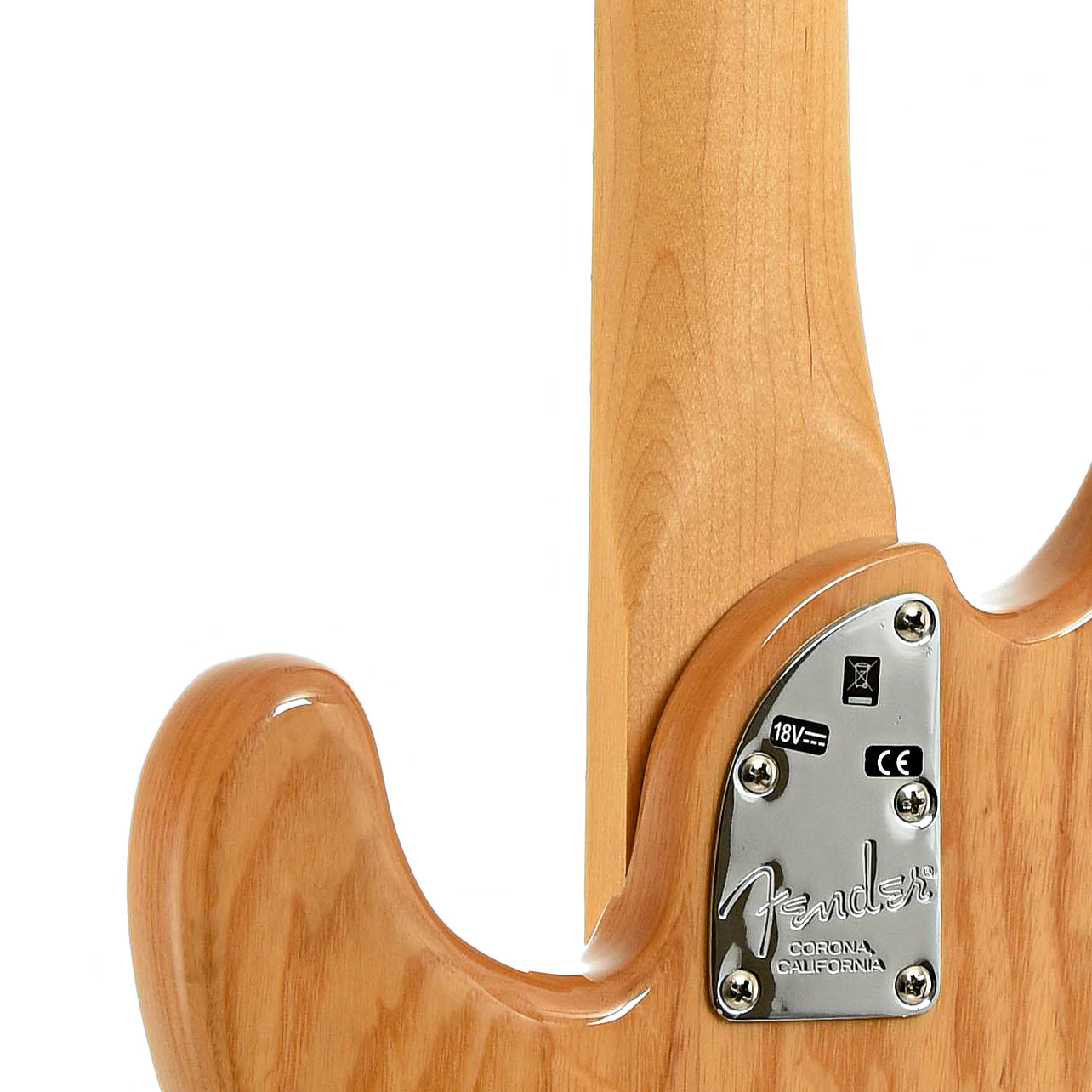 Neck joint of Front of Fender American Elite Precision Bass