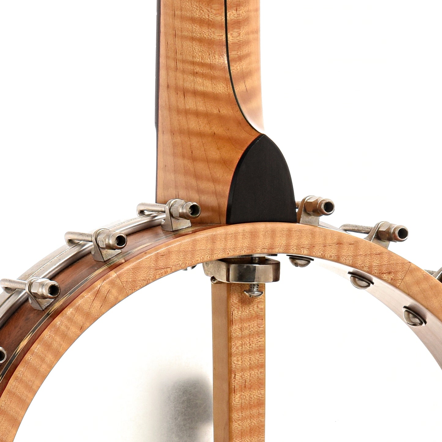 Neck joint of Cedar Mountain Jubilo V Openback Banjo