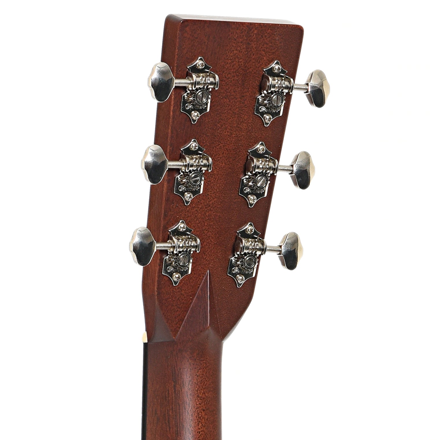 Back headstock of Martin HD-28V Acoustic guitar (2009)