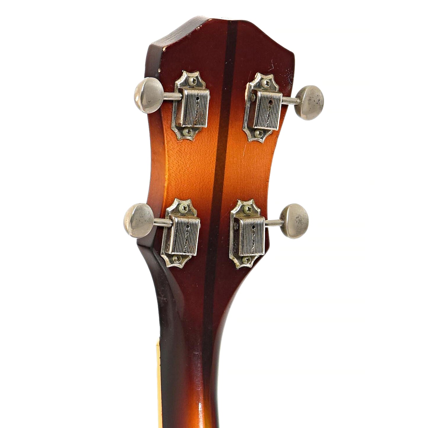 BAck headstock of Vega FP-5 Folk Professional Open Back Banjo (1964)