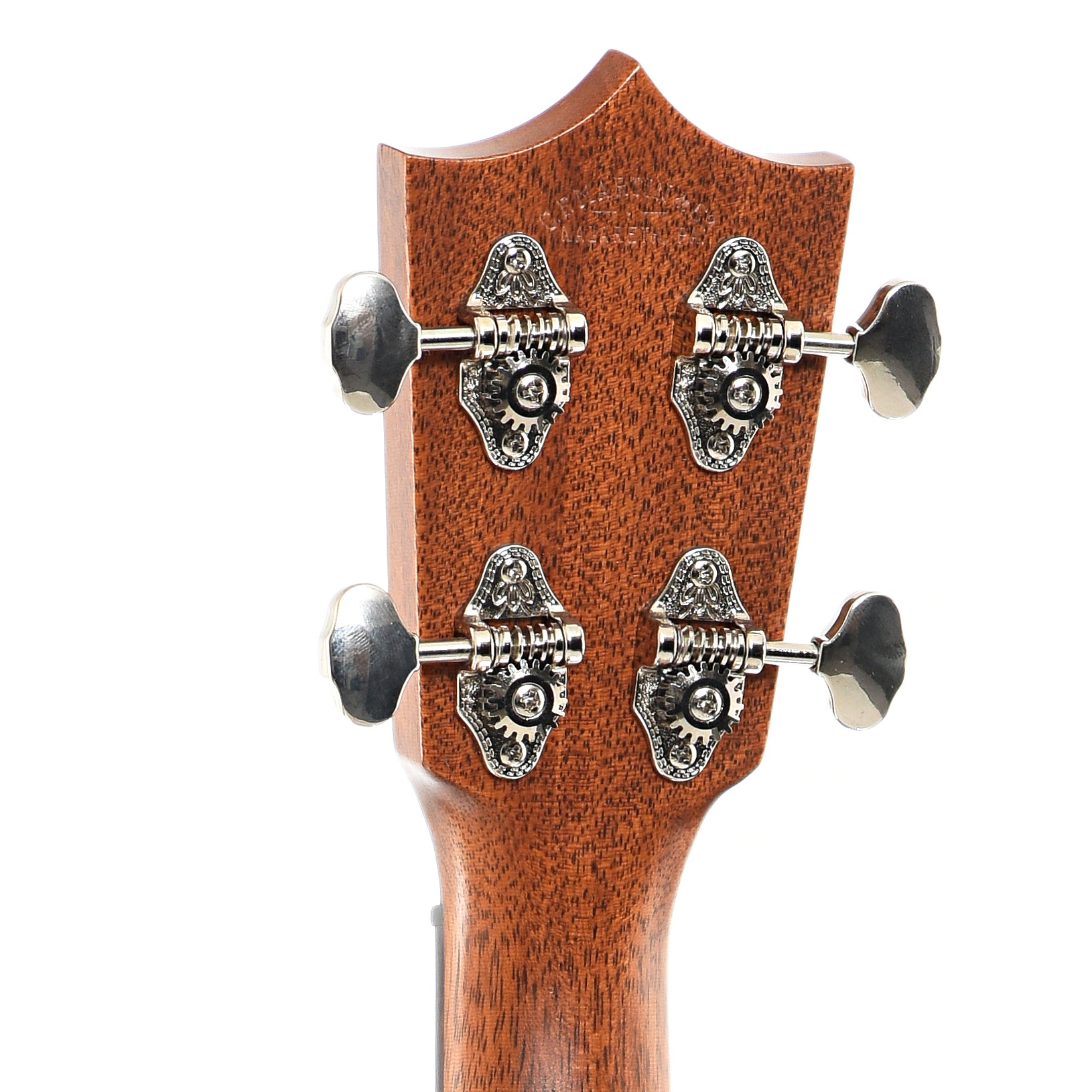 Back headstock of Martin 2K Tenor Ukulele (2011)