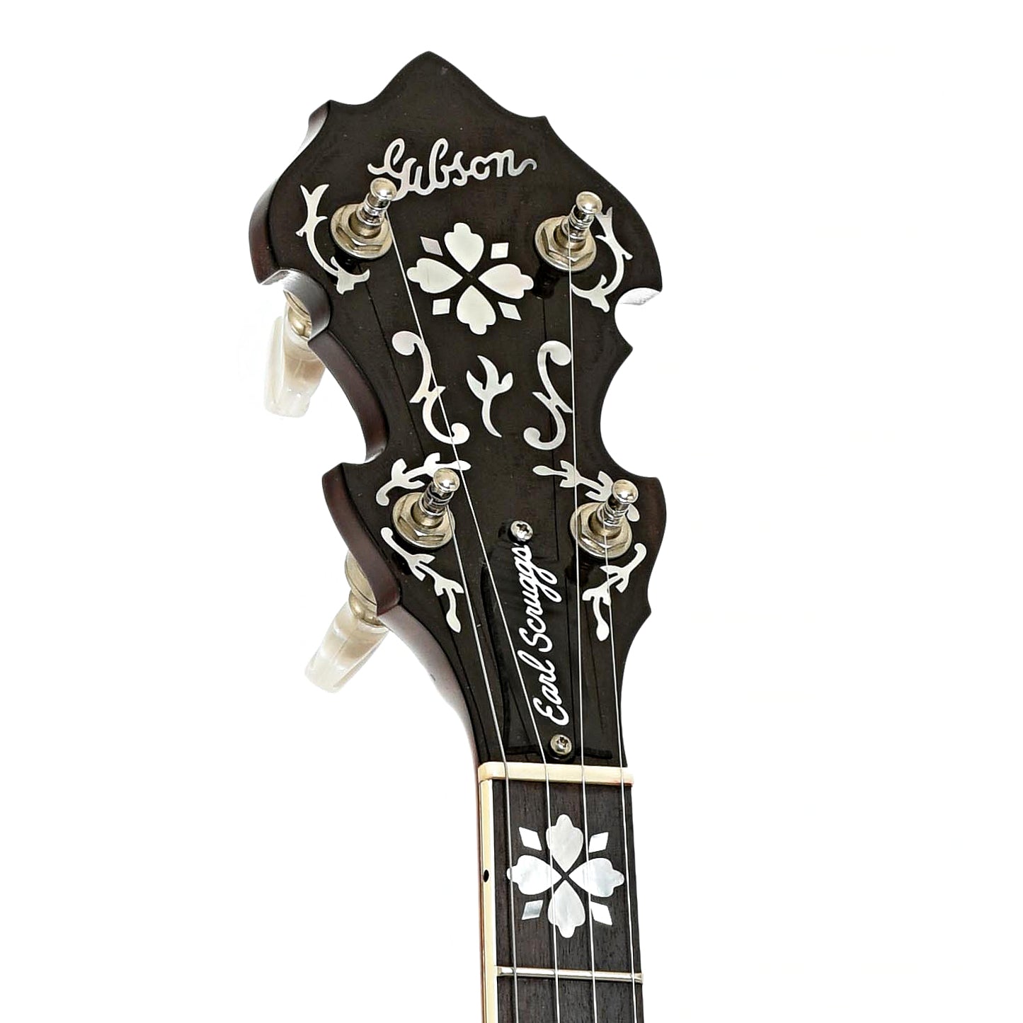 Headstock of Gibson Earl Scruggs Standard Resonator Banjo 