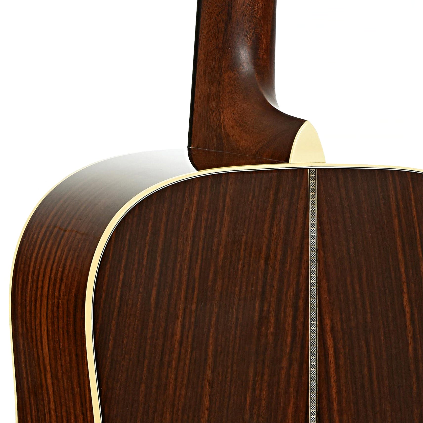 Neck joint of Martin HD-28 Amberburst Acoustic Guitar 