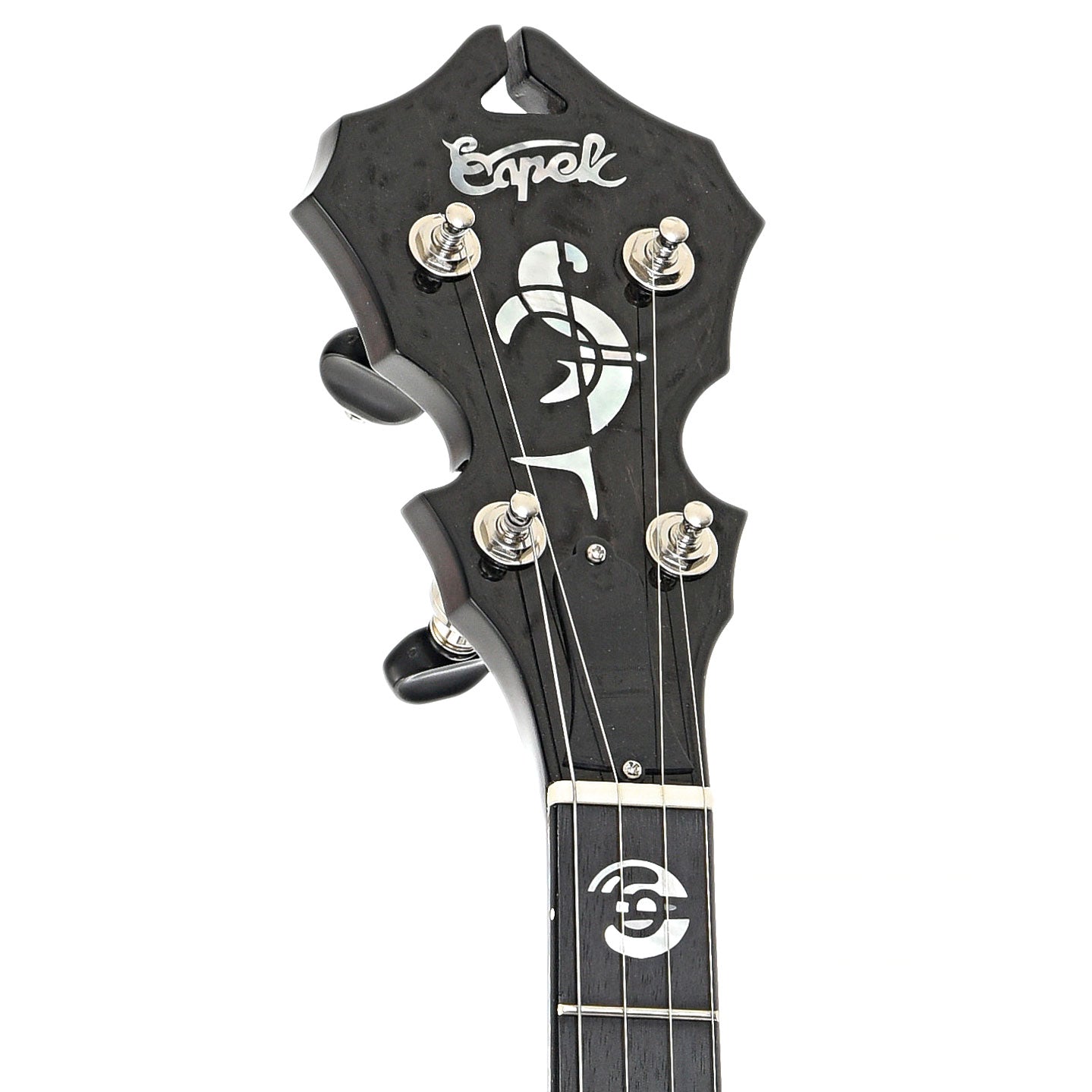 Capek Allegoria Nickel Resonator Banjo & Gigbag, Flame Maple