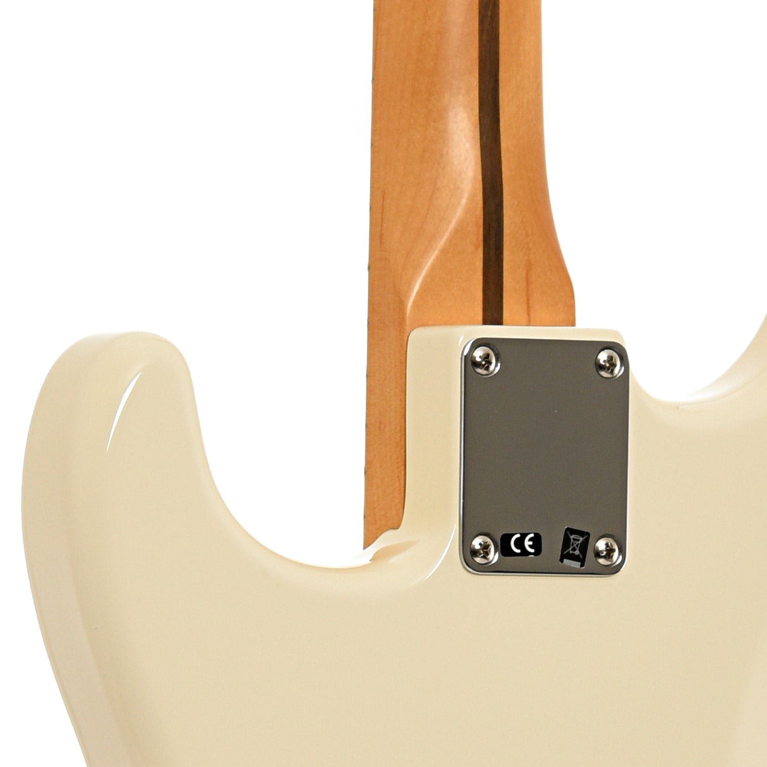 Neck joint of Fender Stratocaster Standard Electric Guitar