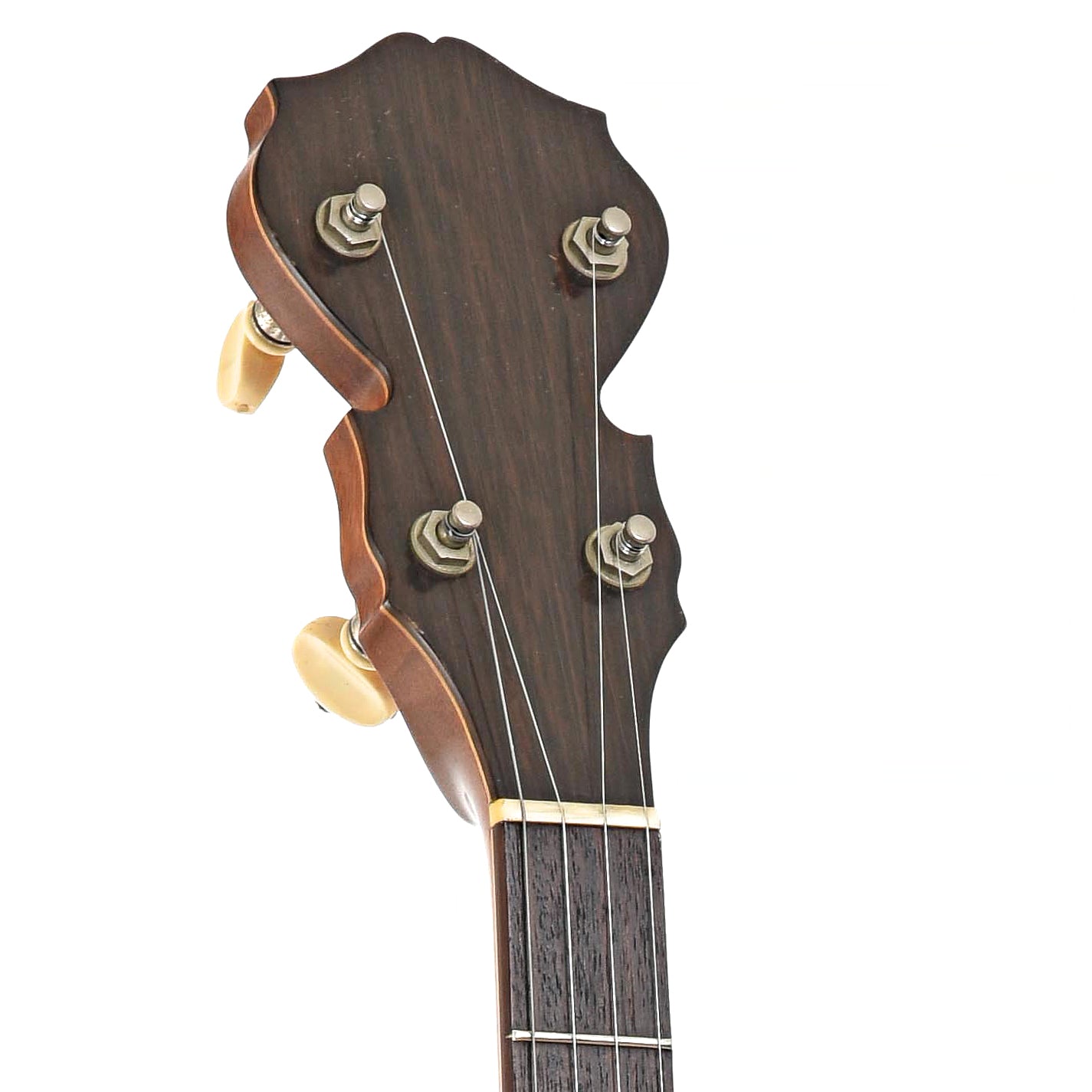 Headstock of Ome XX-R Resonator Banjo