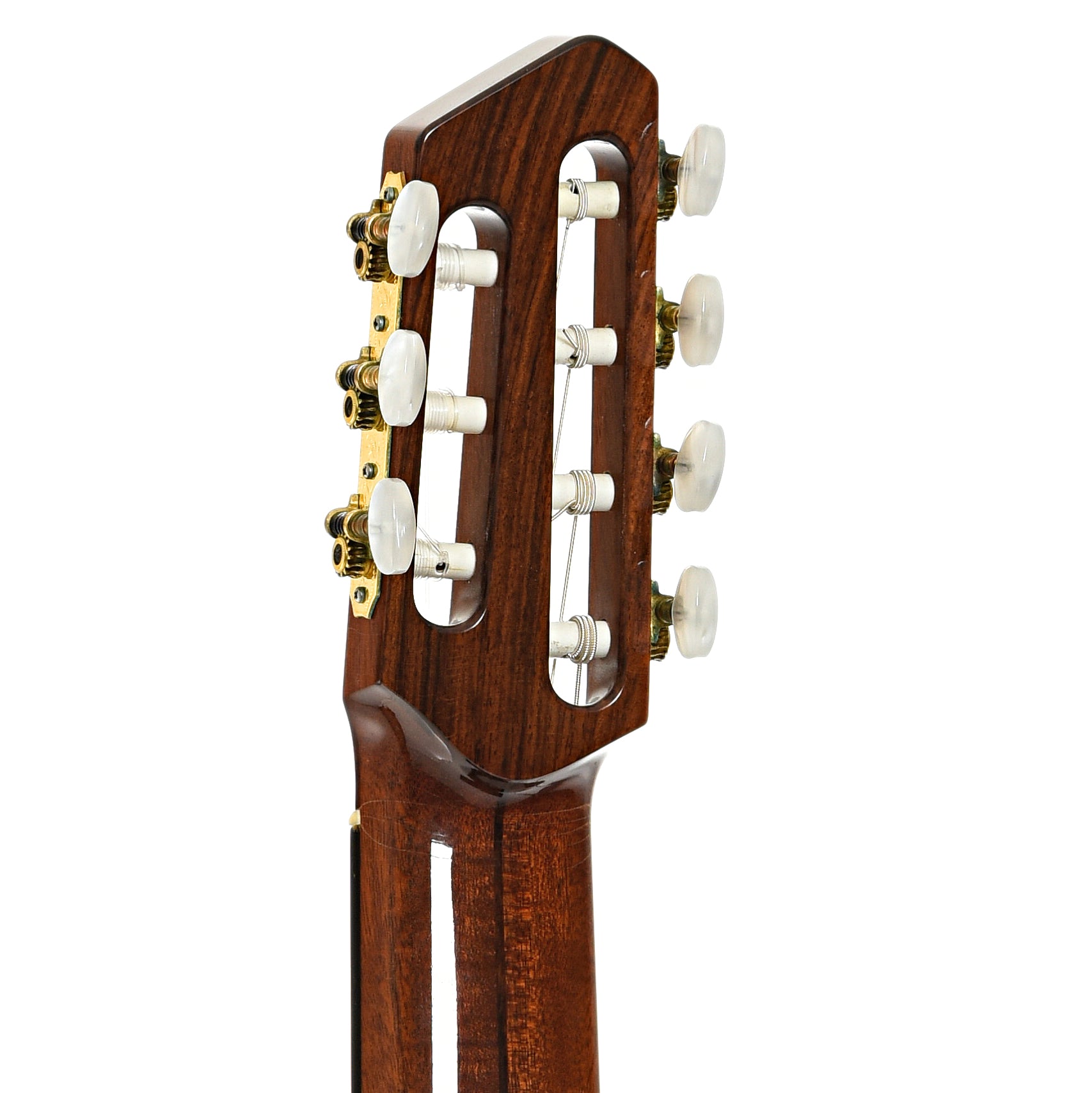 Back headstock of Sergei de Jonge 7-String Classical Guitar (1981)