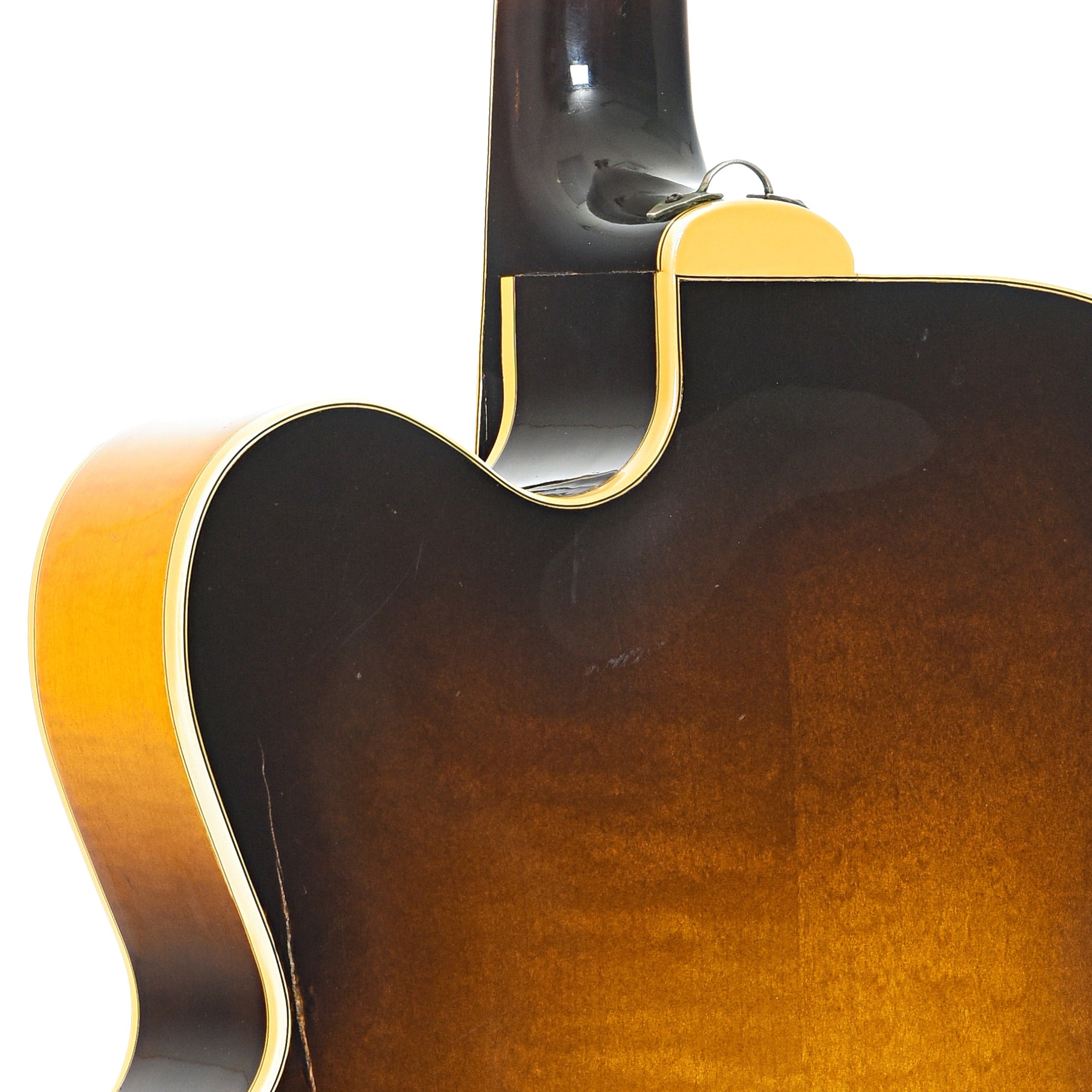 Neck joint of Gibson L-5C Archtop Acoustic Guitar