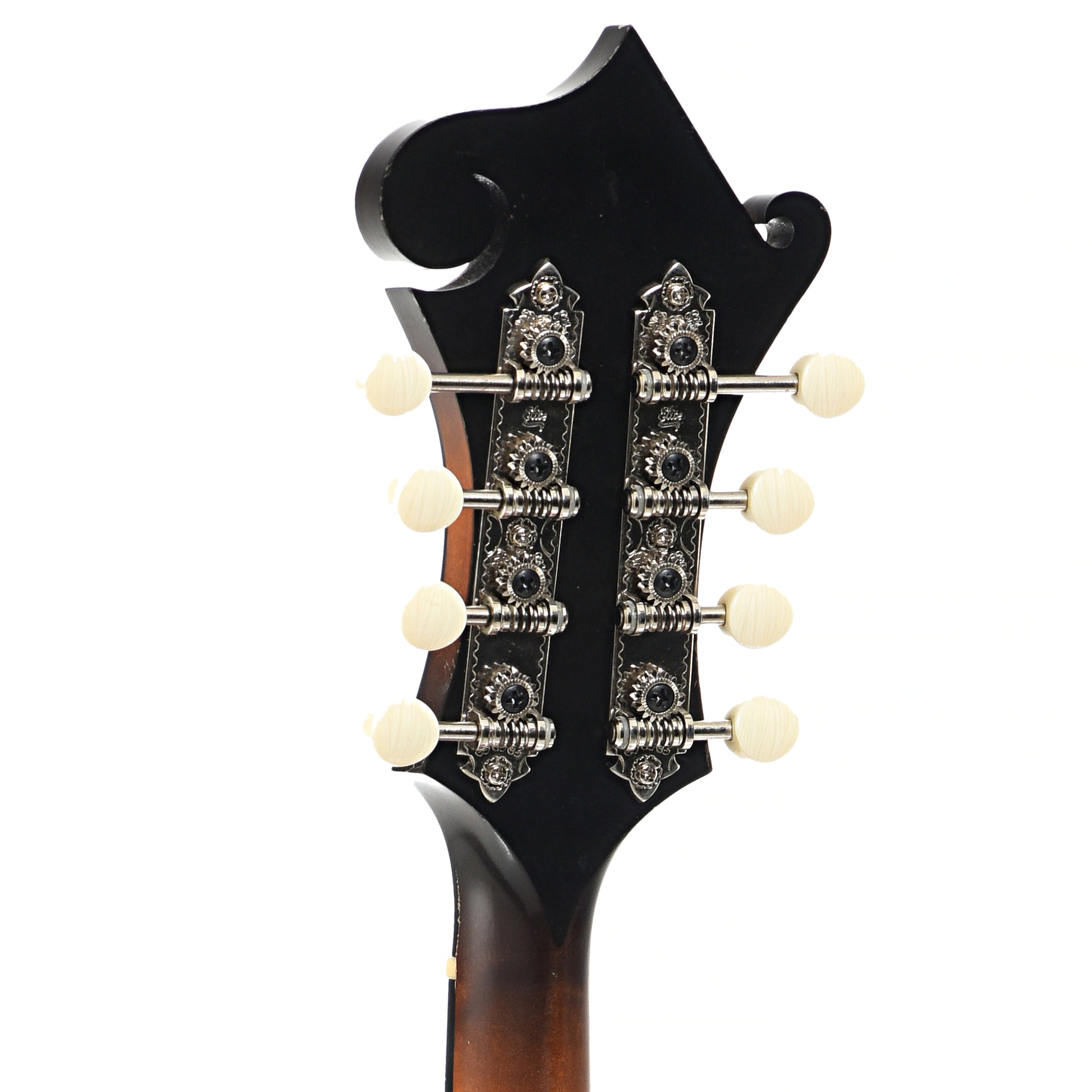 Back headstock of Collings MF F-Style Mandolin (2010)